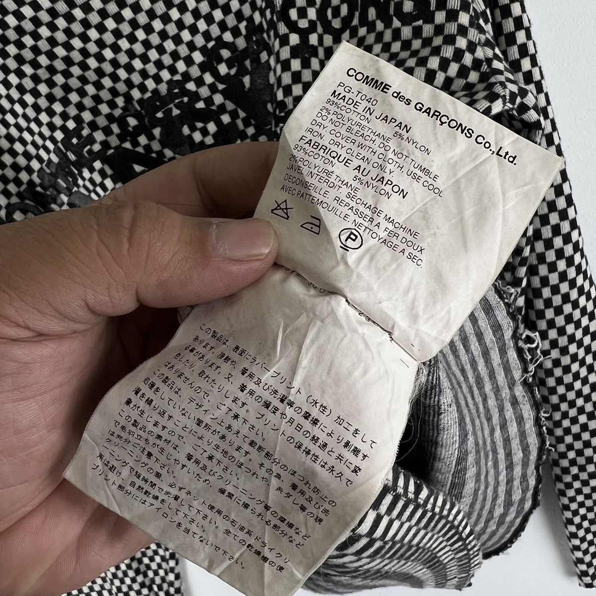 Comme des Garcons AD 2002 COMME DES GARCONS BLACK HOMME PLUS BIG LOGO Size US M / EU 48-50 / 2 - 13 Thumbnail