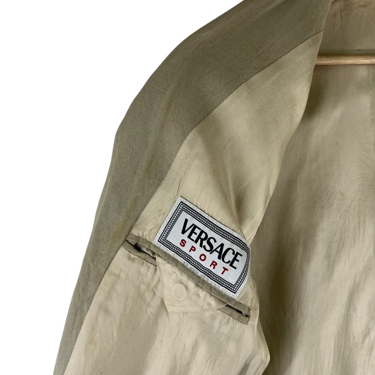 Vintage VINTAGE VERSACE SPORT DOUBLE BREAST COATS JACKET Size US L / EU 52-54 / 3 - 9 Thumbnail