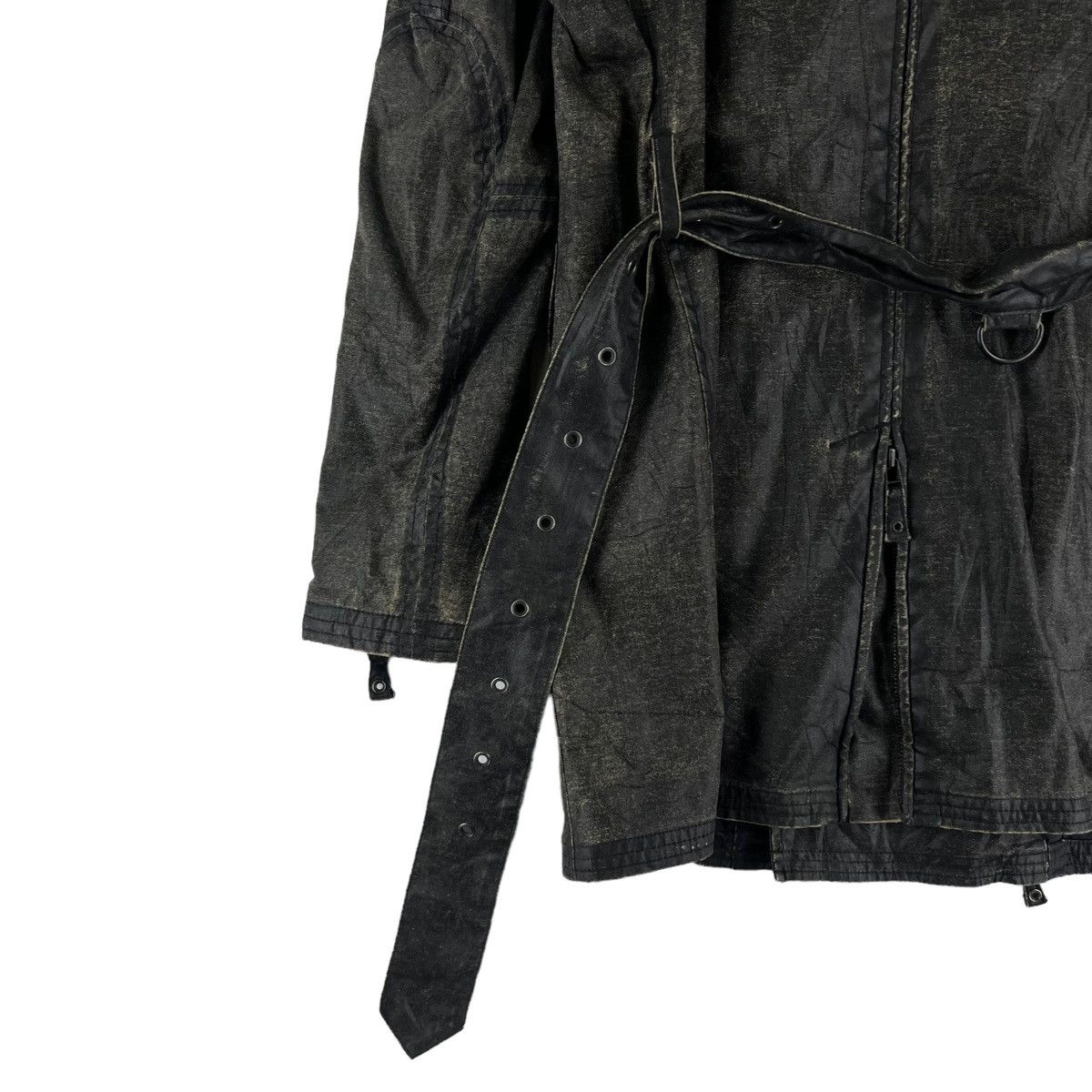 Jean Paul Gaultier 💥RARE LONG JACKET JEAN PAUL GAULTIER WAX DESIGN BONDAGE WEAR Size L / US 10 / IT 46 - 9 Thumbnail