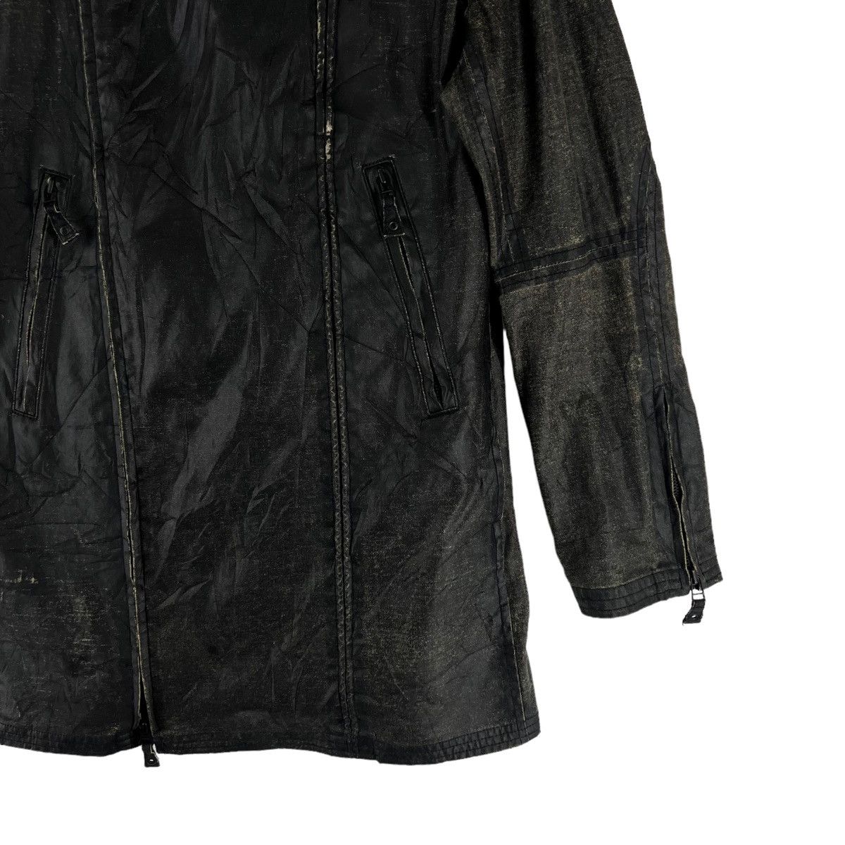 Jean Paul Gaultier 💥RARE LONG JACKET JEAN PAUL GAULTIER WAX DESIGN BONDAGE WEAR Size L / US 10 / IT 46 - 5 Thumbnail