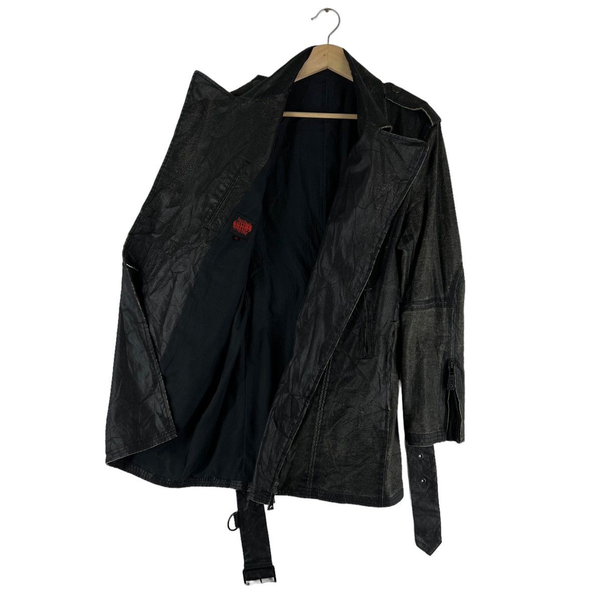 Jean Paul Gaultier 💥RARE LONG JACKET JEAN PAUL GAULTIER WAX DESIGN BONDAGE WEAR Size L / US 10 / IT 46 - 1 Thumbnail