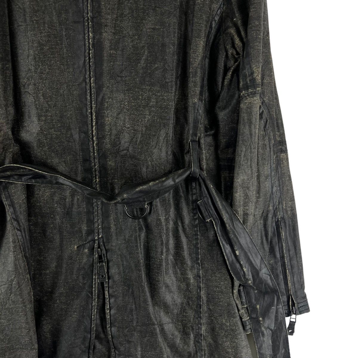 Jean Paul Gaultier 💥RARE LONG JACKET JEAN PAUL GAULTIER WAX DESIGN BONDAGE WEAR Size L / US 10 / IT 46 - 8 Thumbnail
