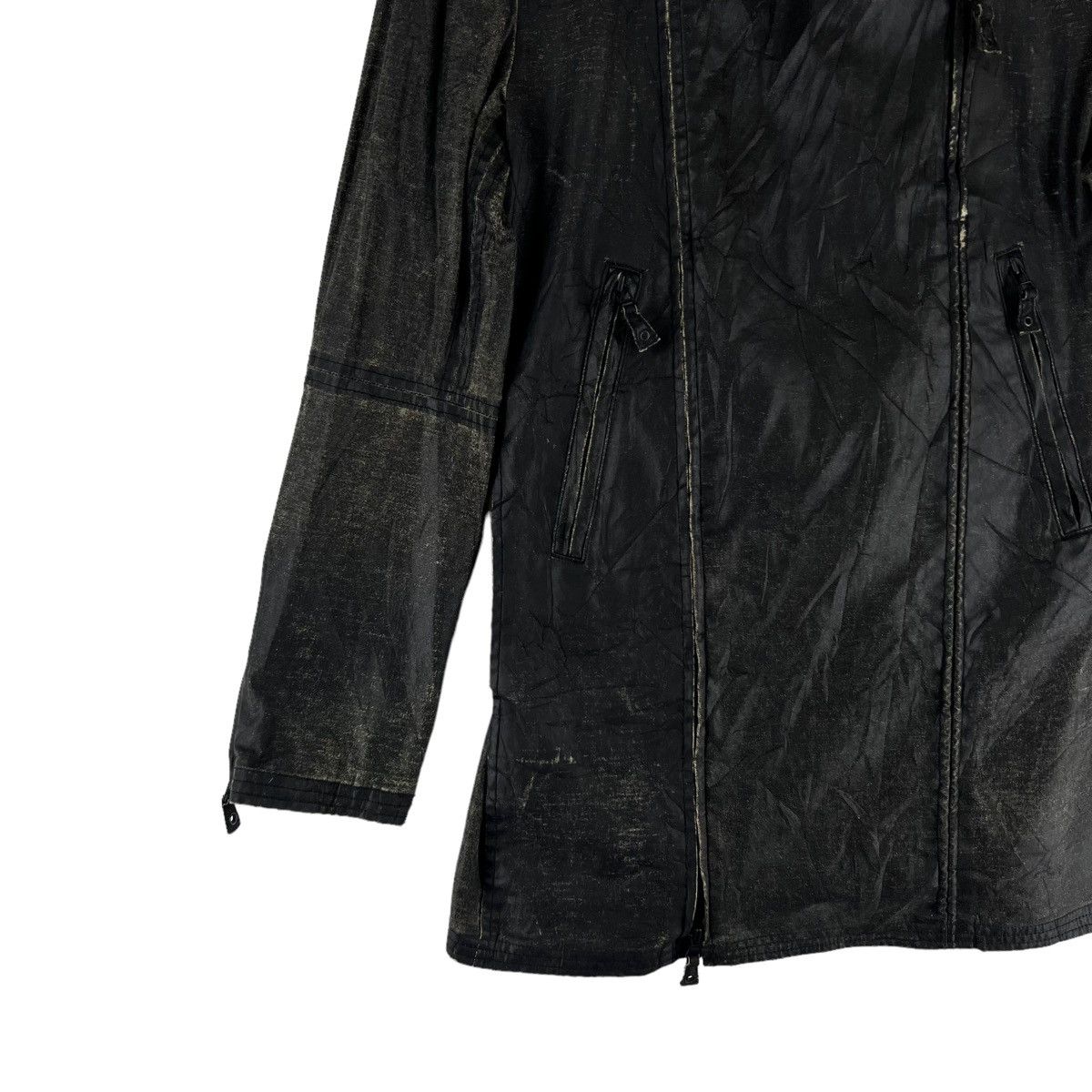 Jean Paul Gaultier 💥RARE LONG JACKET JEAN PAUL GAULTIER WAX DESIGN BONDAGE WEAR Size L / US 10 / IT 46 - 4 Thumbnail