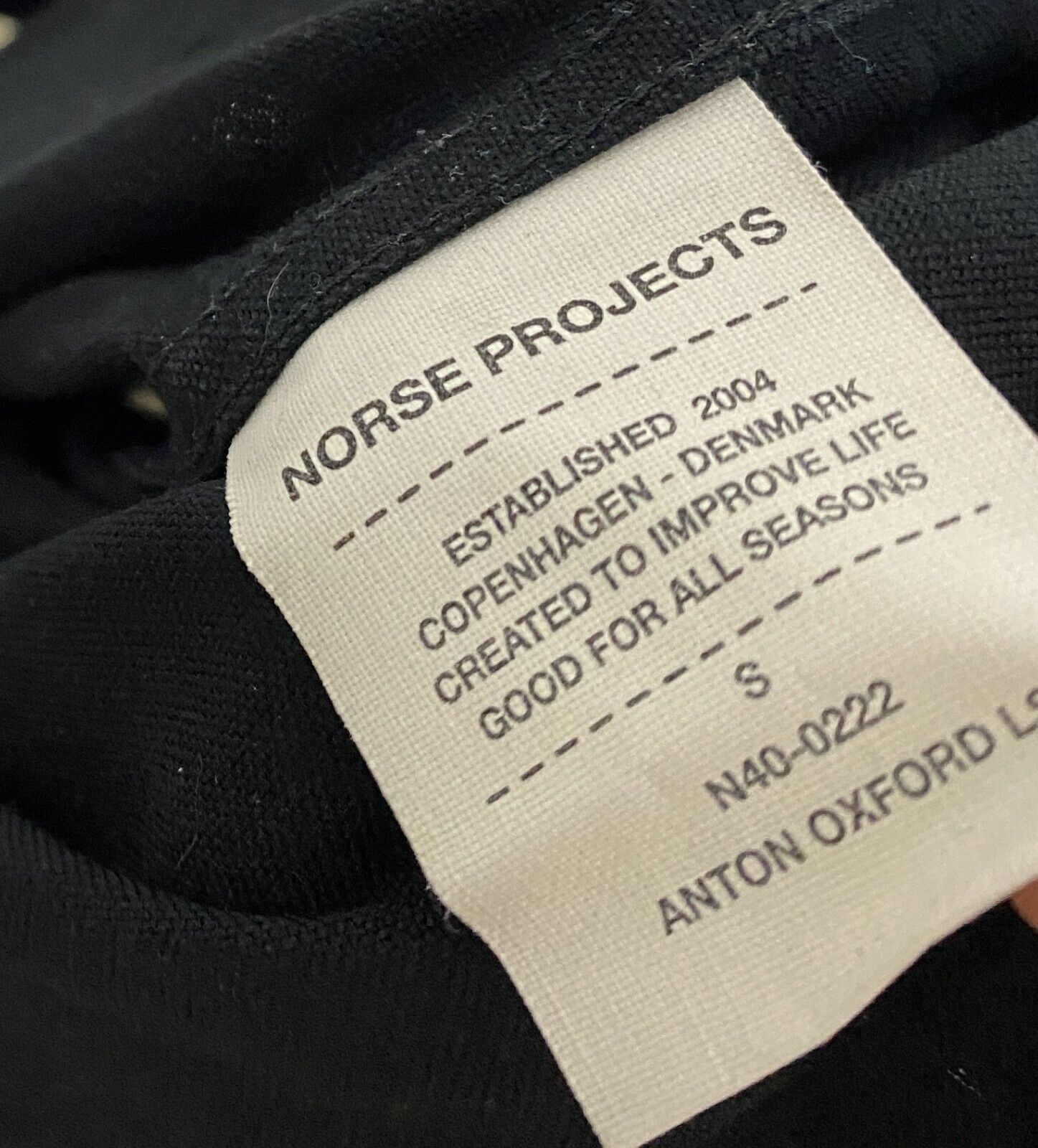Norse Projects Norse Projects Anton Oxford Long Sleeve Shirt Button Size S Size US S / EU 44-46 / 1 - 5 Thumbnail
