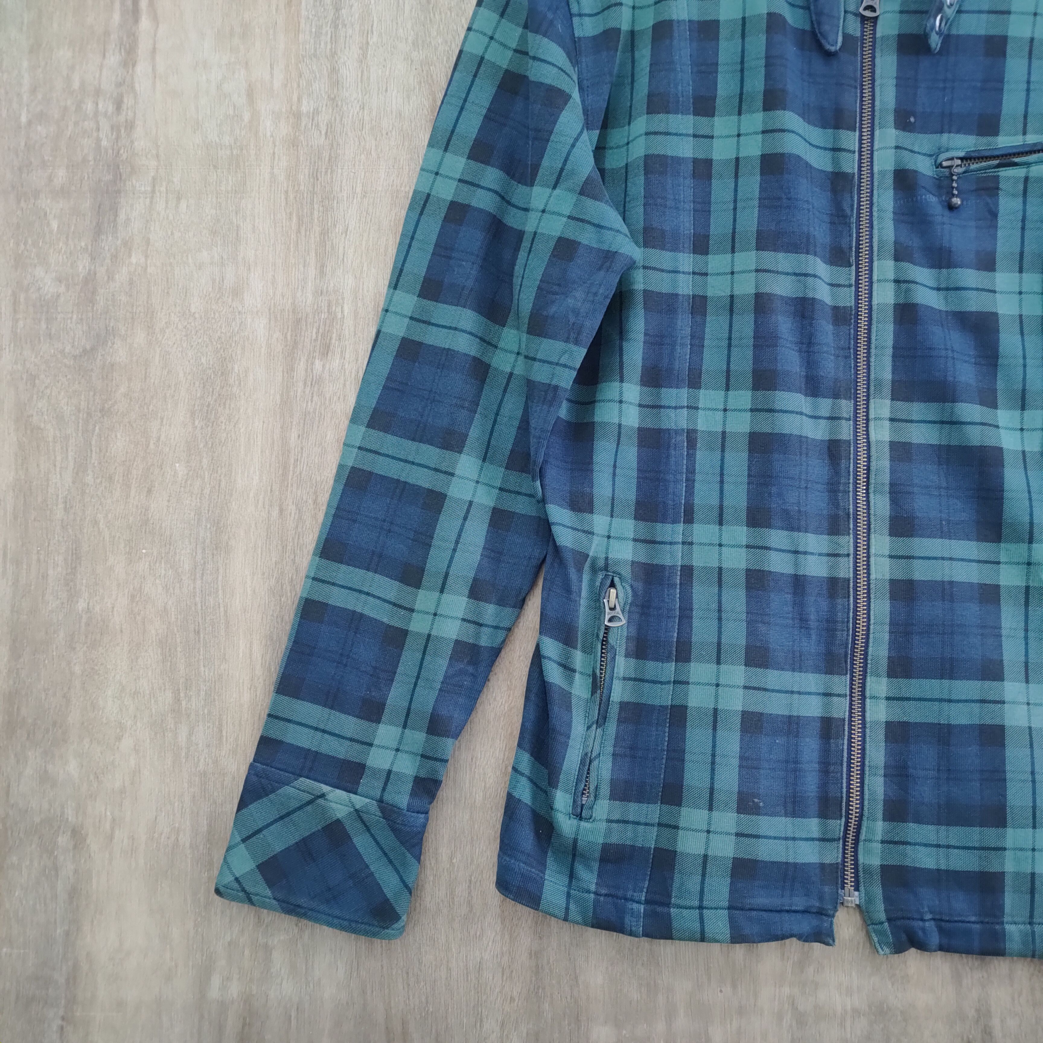 Beams Plus BEAM CHEKERED STREETWEAR ZIPPER UP JACKET Size US S / EU 44-46 / 1 - 3 Thumbnail