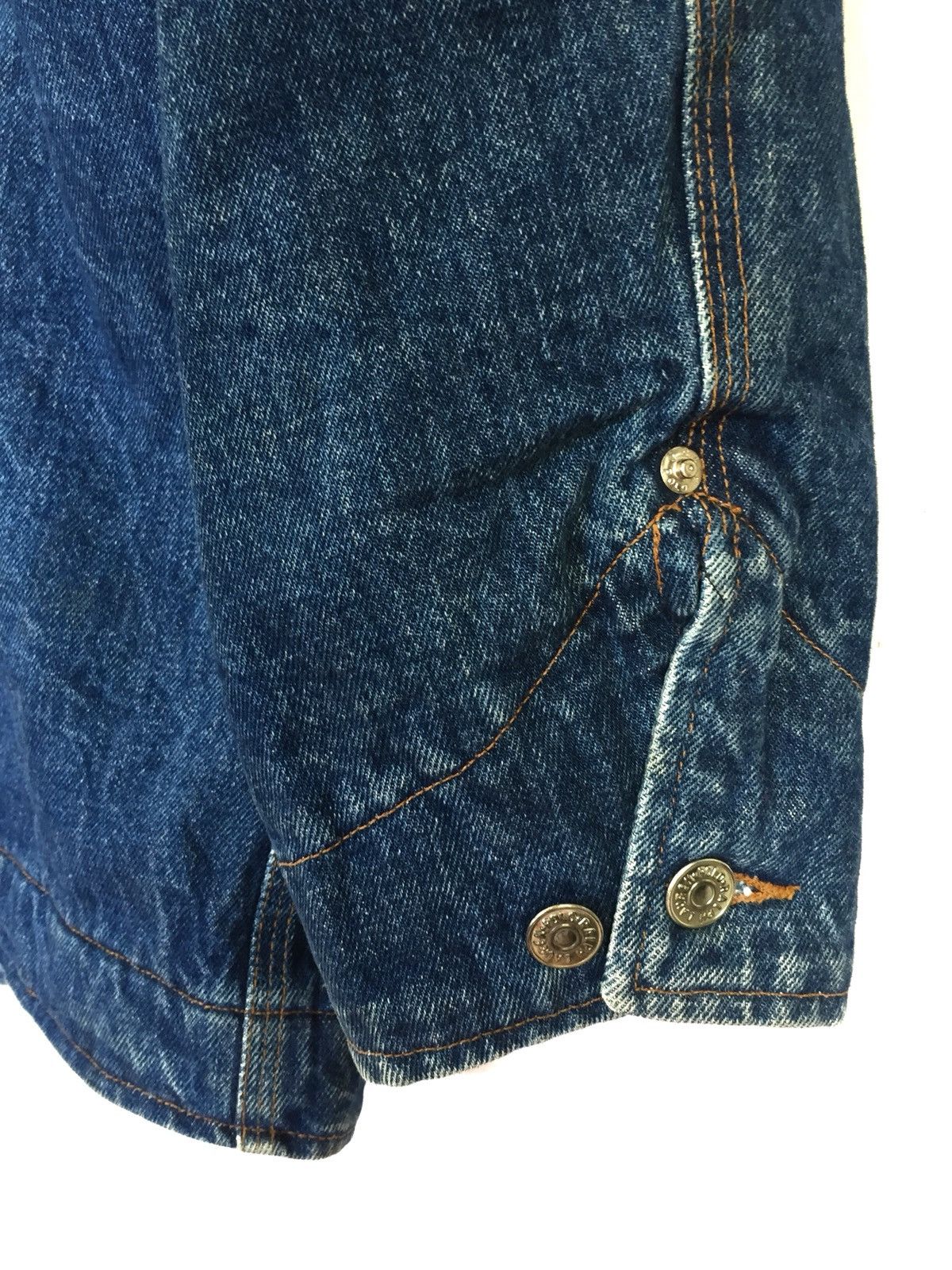 VINTAGE 80s POLO PRL BLANKET DENIM JACKET
