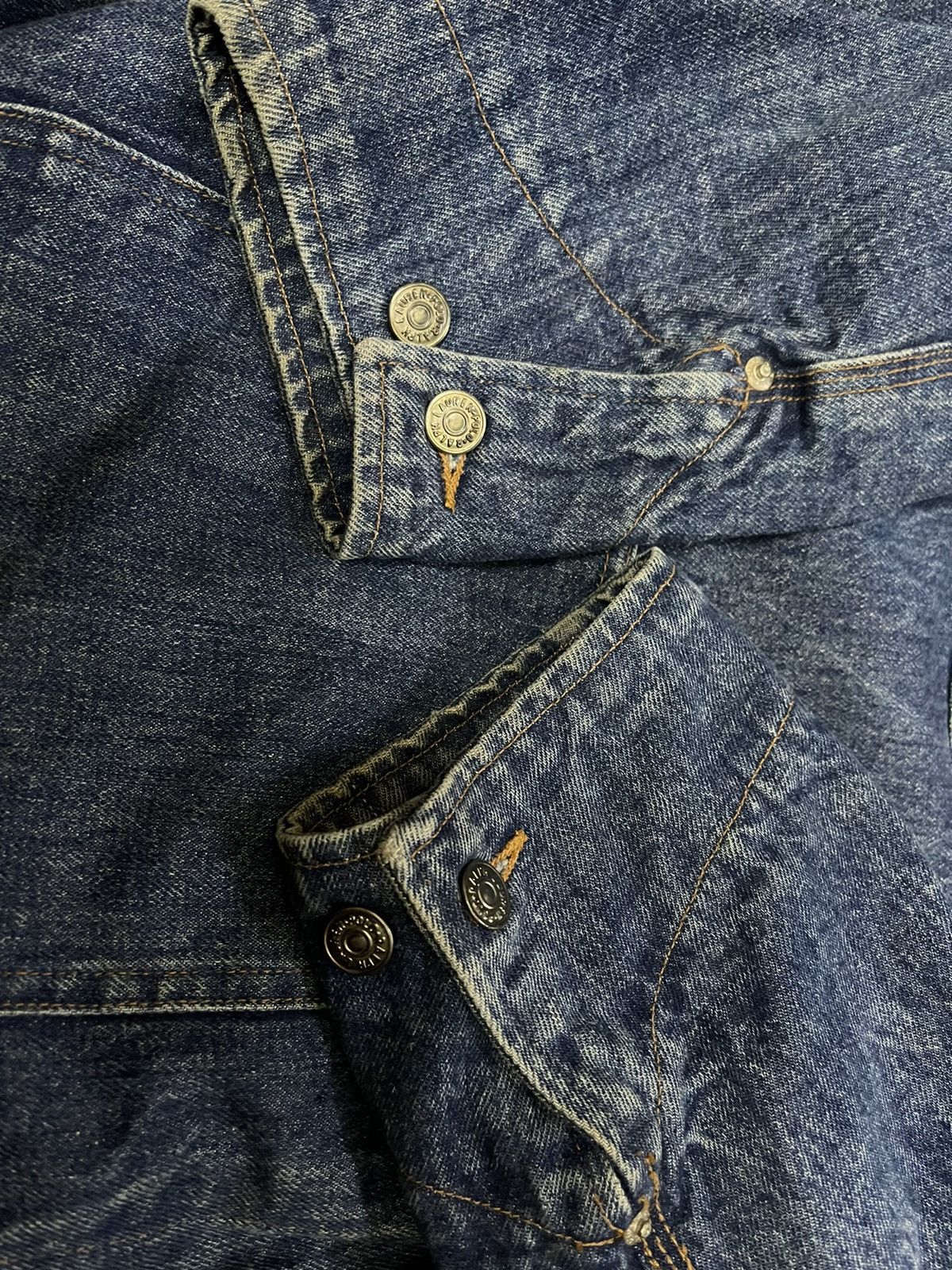 VINTAGE 80s POLO PRL BLANKET DENIM JACKET