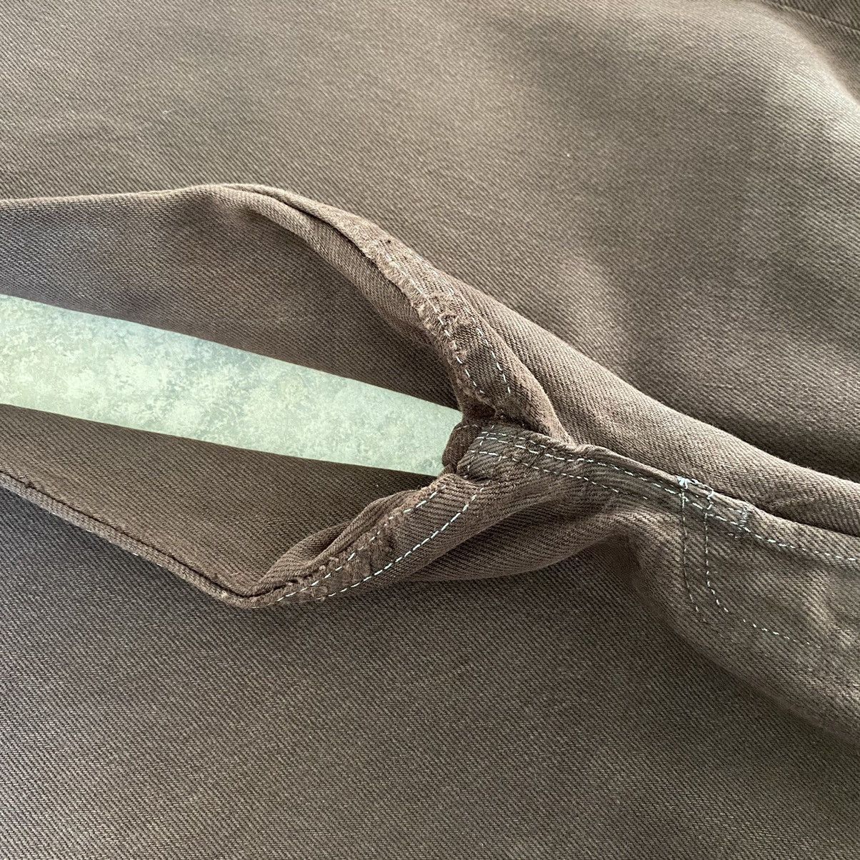 Levi's Vintage Late 80’s Levis 501 Over Dyed Brown Denim Jeans Size US 30 / EU 46 - 11 Thumbnail