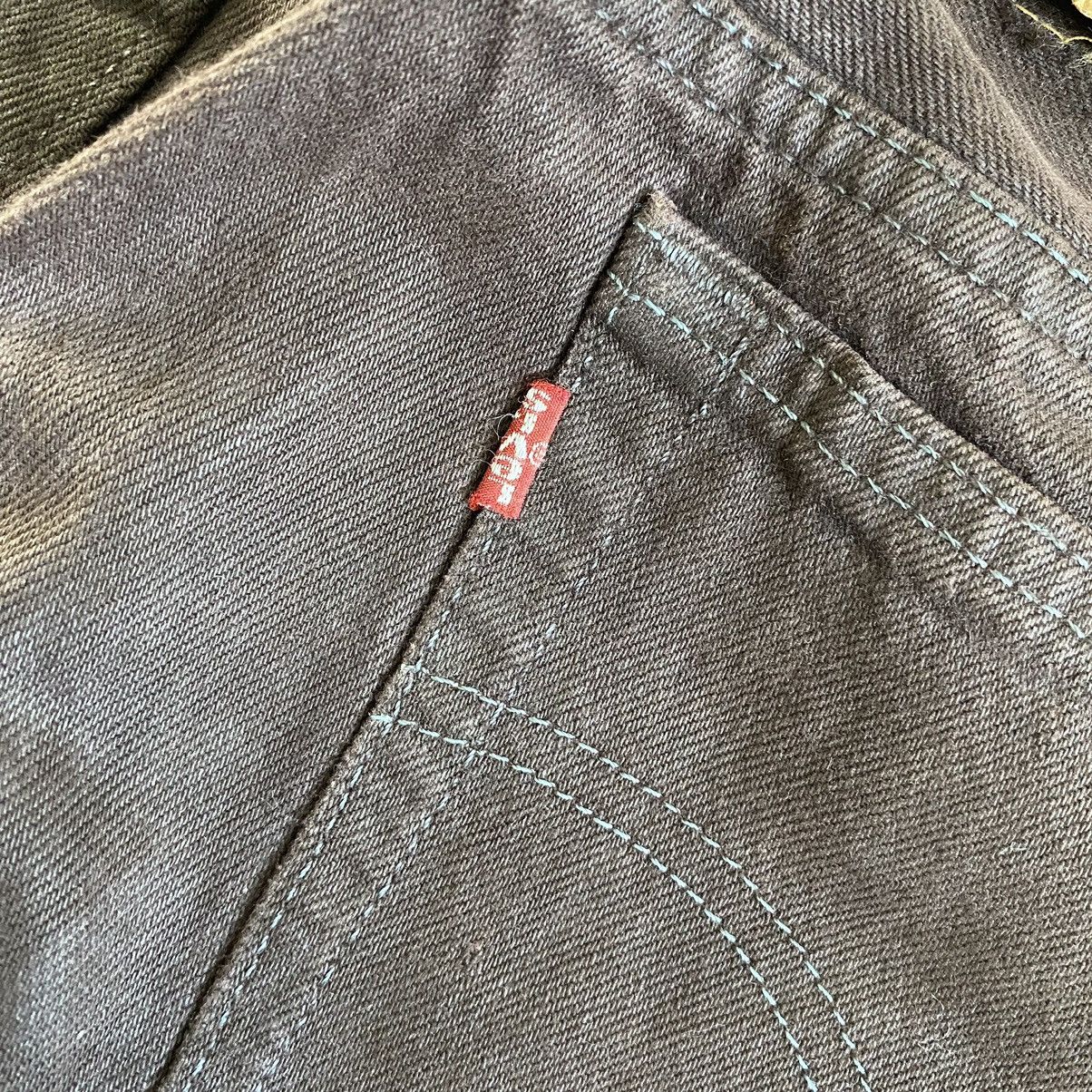 Levi's Vintage Late 80’s Levis 501 Over Dyed Brown Denim Jeans Size US 30 / EU 46 - 14 Thumbnail