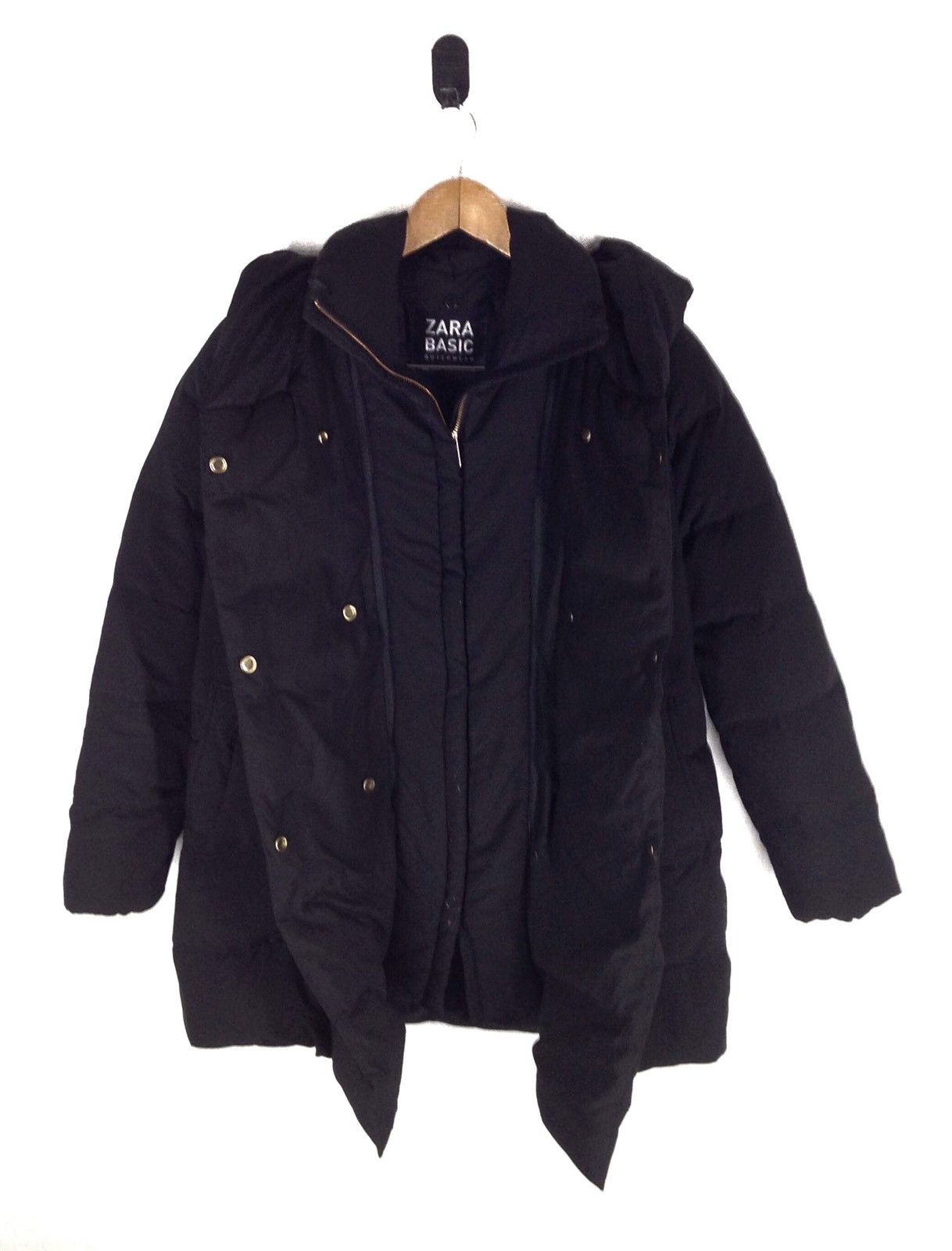 Zara Long Puffer Bomber Jacket Size US XS / EU 42 / 0 - 2 Thumbnail