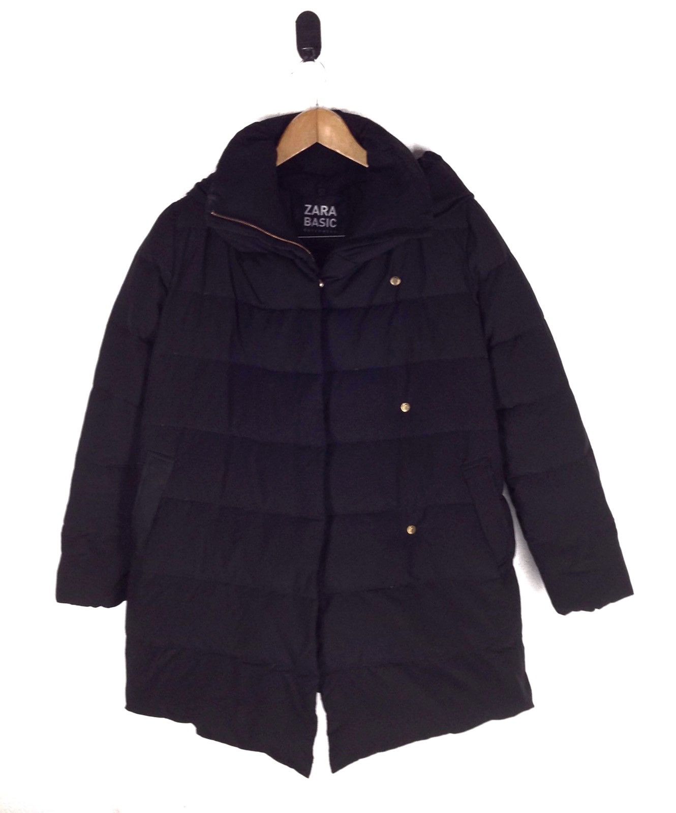 Zara Long Puffer Bomber Jacket Size US XS / EU 42 / 0 - 1 Thumbnail