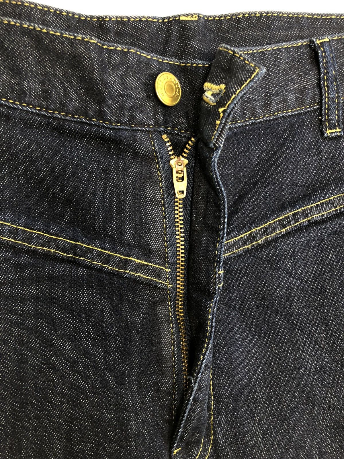 Issey Miyake × mercibeaucoup 90s Issey Miyake Mercibeaucop Low Rise Baggy Indigo Jeans Size US 29 - 9 Thumbnail