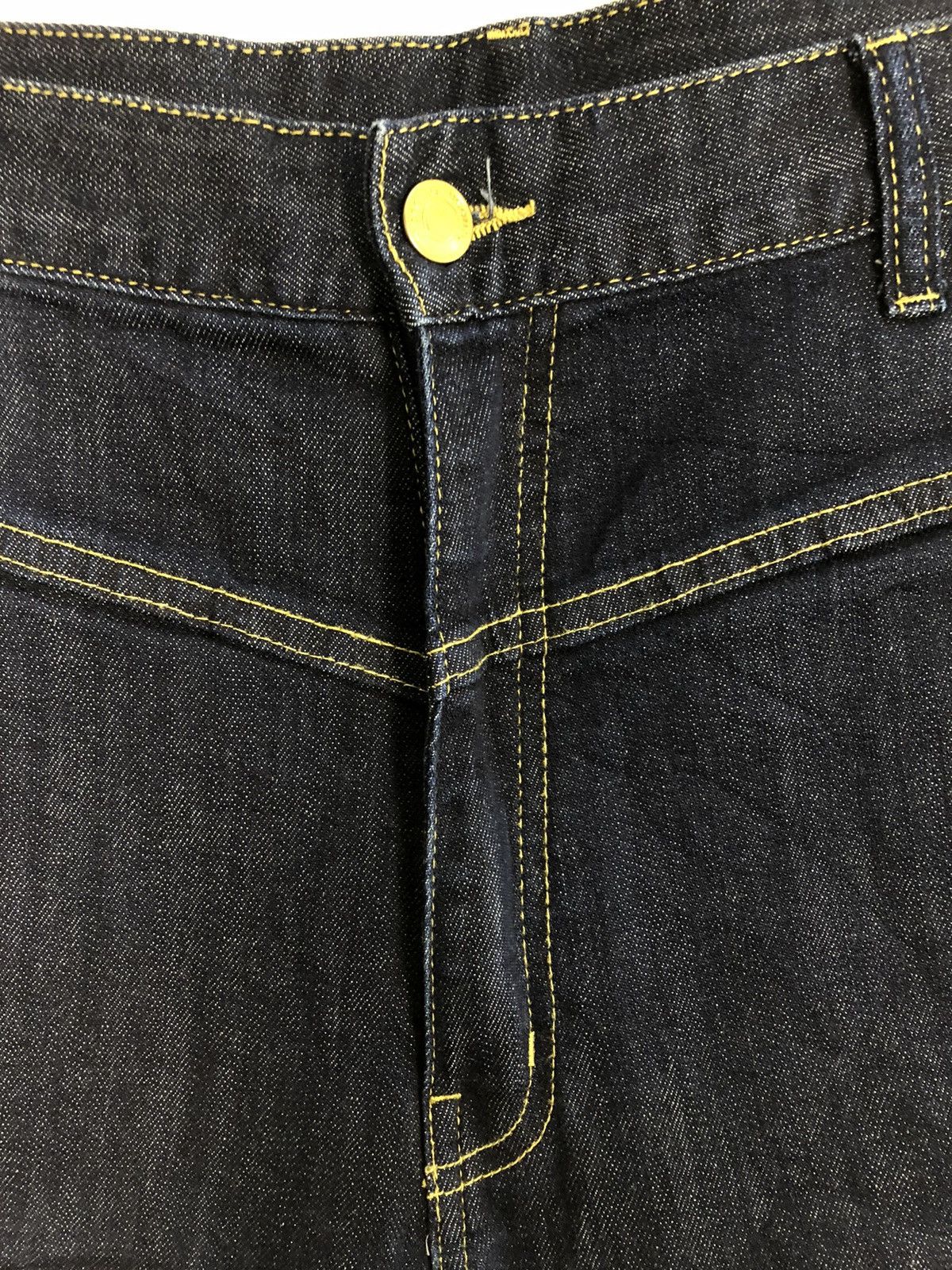 Issey Miyake × mercibeaucoup 90s Issey Miyake Mercibeaucop Low Rise Baggy Indigo Jeans Size US 29 - 6 Thumbnail