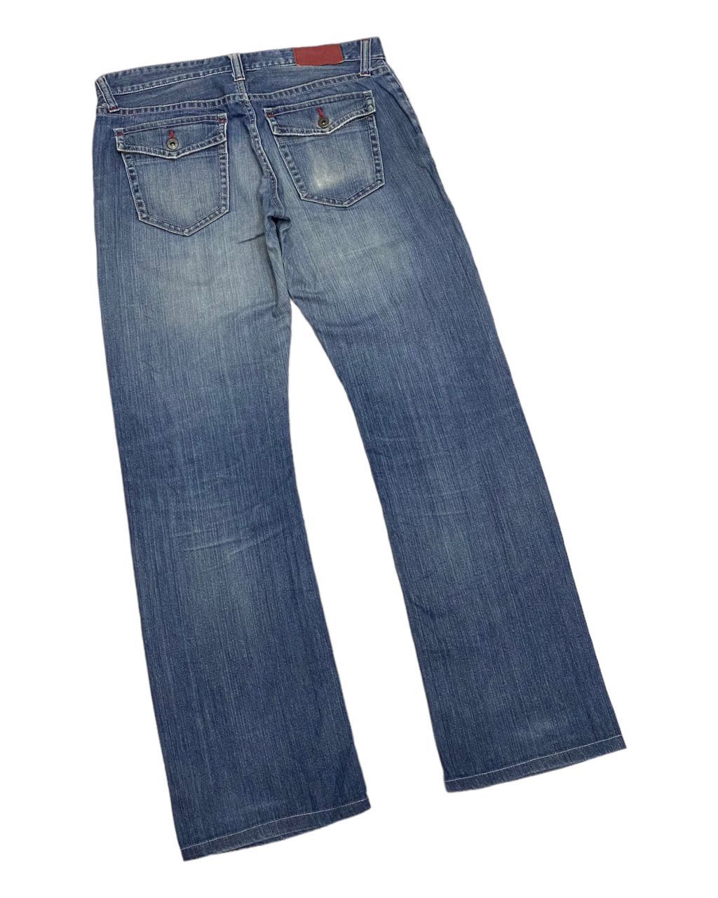 If Six Was Nine VINTAGE UNIQLO PREMIUM DENIM UNIQLO JEANS DISTRESSED Size US 34 / EU 50 - 4 Thumbnail