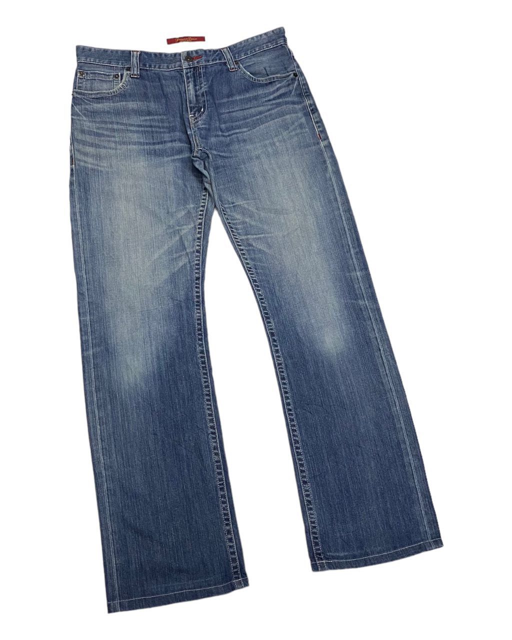 If Six Was Nine VINTAGE UNIQLO PREMIUM DENIM UNIQLO JEANS DISTRESSED Size US 34 / EU 50 - 3 Thumbnail