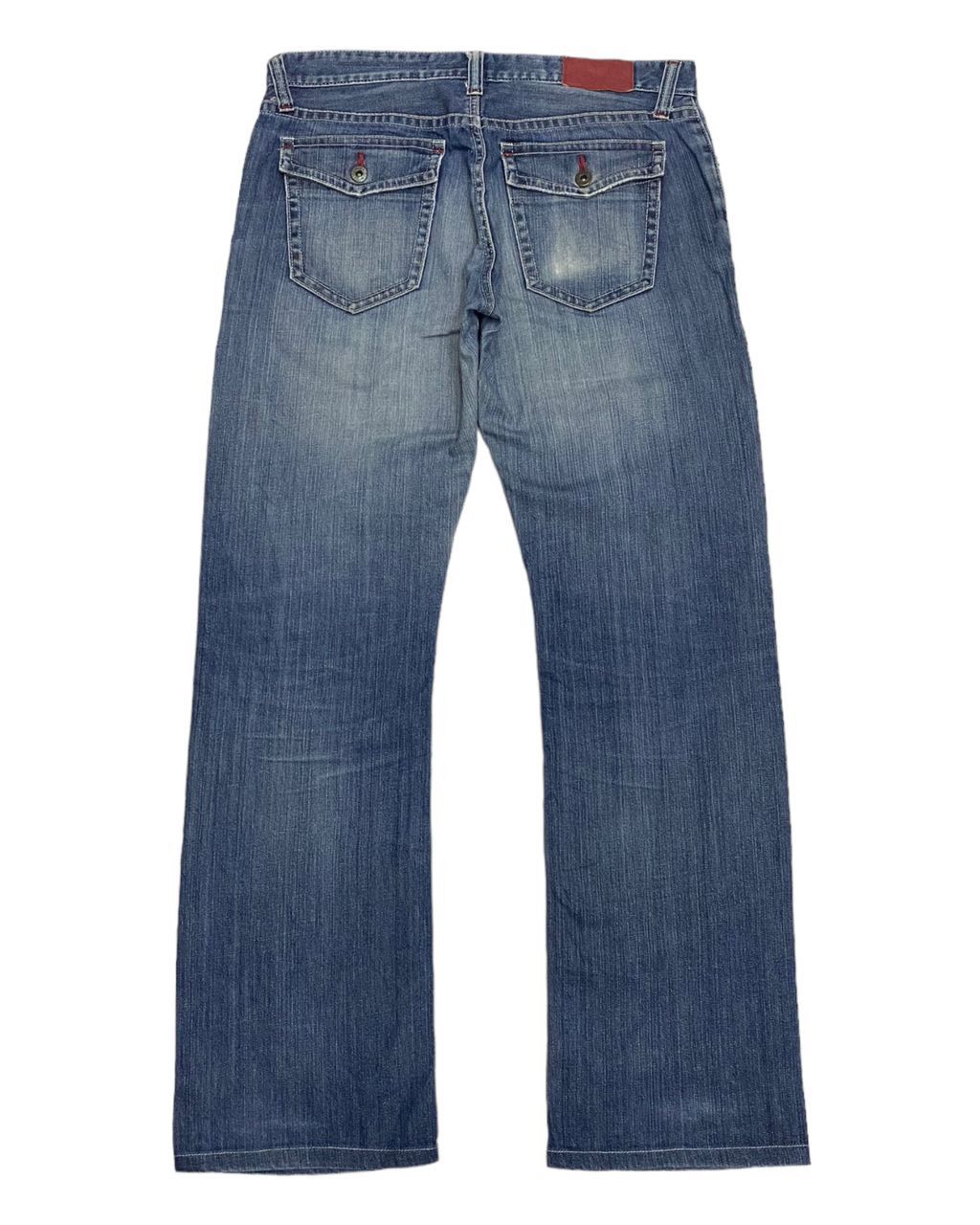If Six Was Nine VINTAGE UNIQLO PREMIUM DENIM UNIQLO JEANS DISTRESSED Size US 34 / EU 50 - 6 Thumbnail