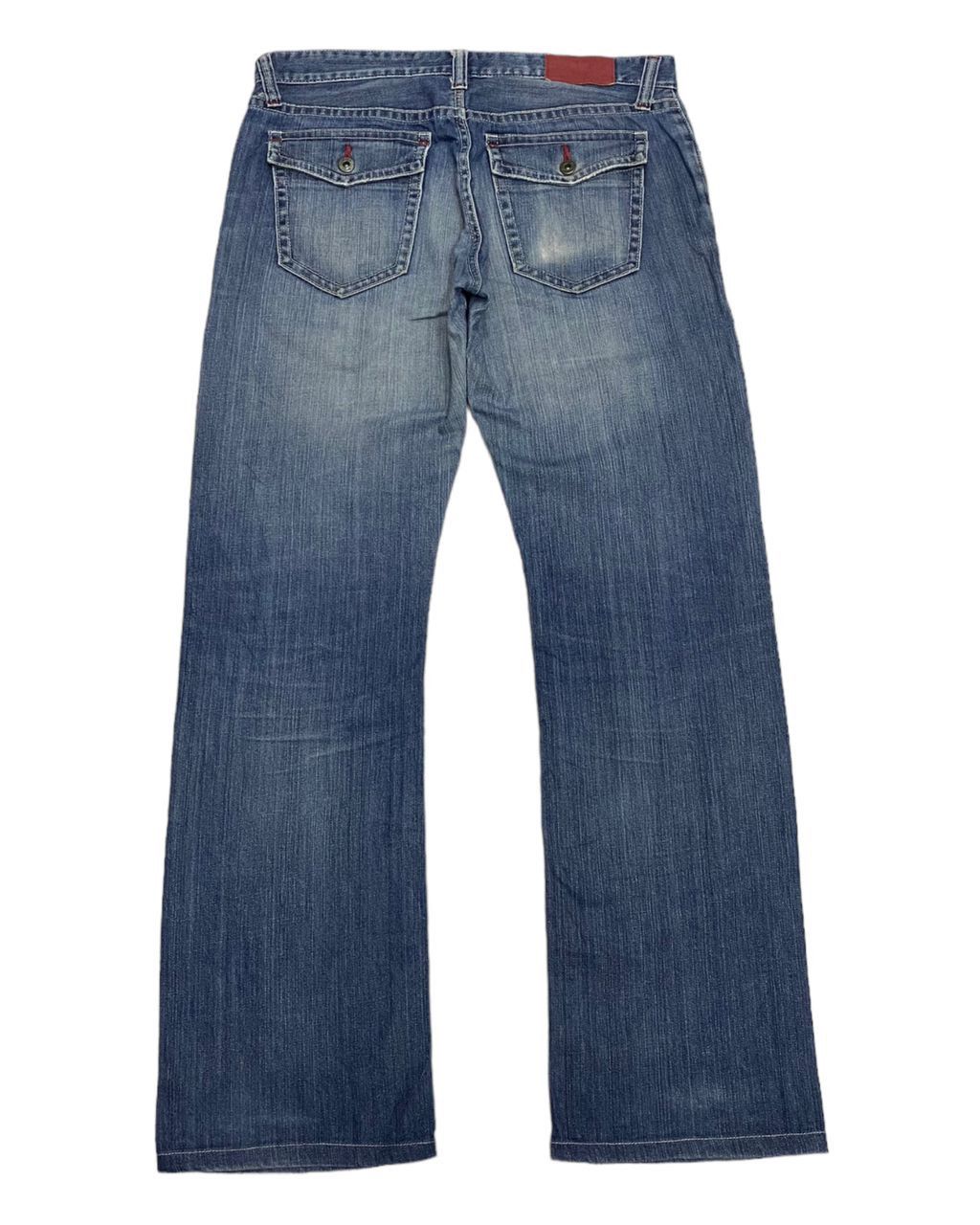 If Six Was Nine VINTAGE UNIQLO PREMIUM DENIM UNIQLO JEANS DISTRESSED Size US 34 / EU 50 - 2 Thumbnail
