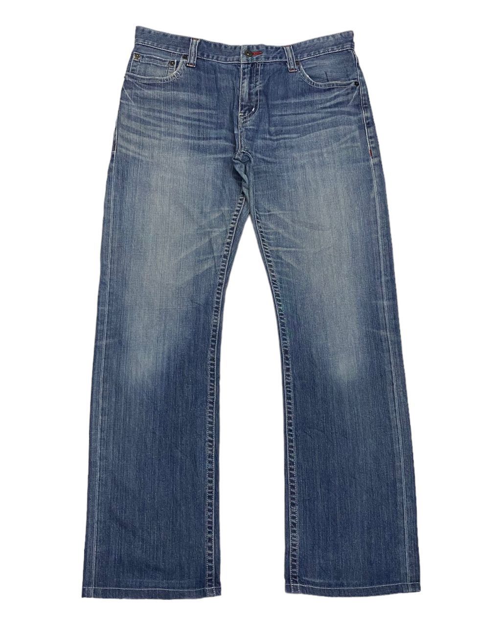 If Six Was Nine VINTAGE UNIQLO PREMIUM DENIM UNIQLO JEANS DISTRESSED Size US 34 / EU 50 - 5 Thumbnail