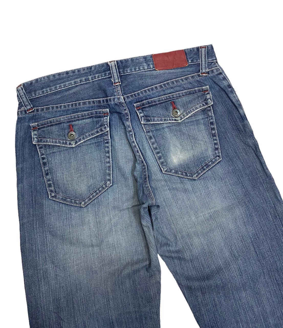 If Six Was Nine VINTAGE UNIQLO PREMIUM DENIM UNIQLO JEANS DISTRESSED Size US 34 / EU 50 - 9 Thumbnail