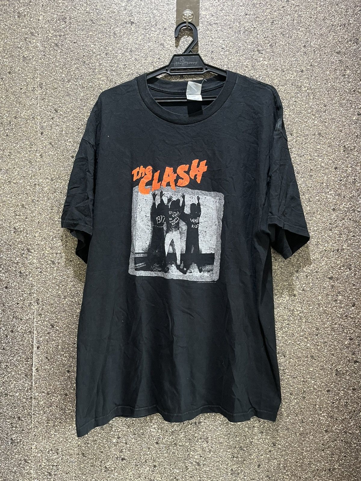 image of Vintage The Clash Ft12 in Black, Men's (Size XL)