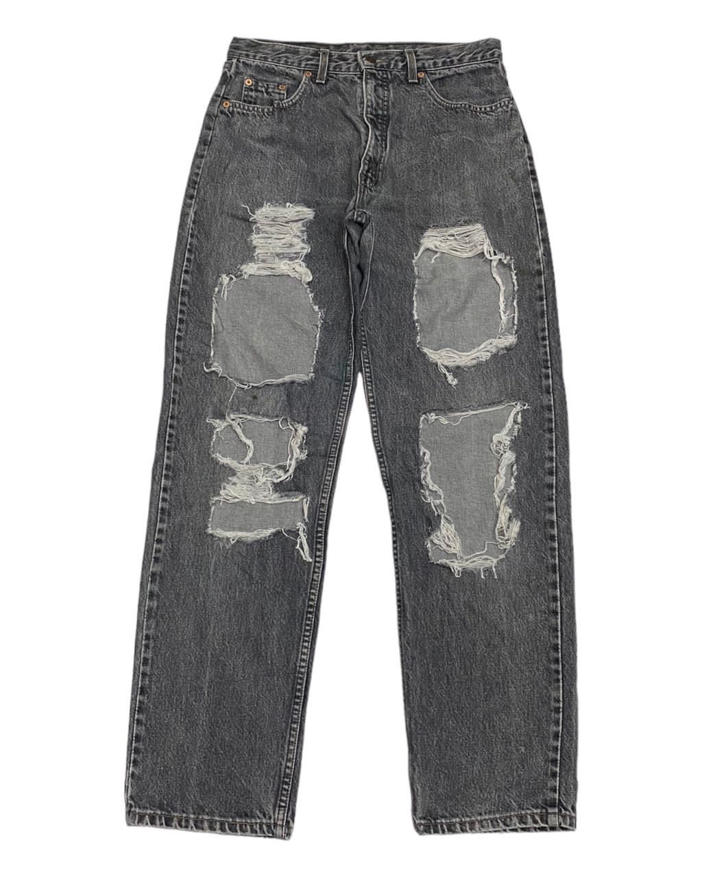 Levi's Vintage Clothing VINTAGE LEVIS ORANGE TAB 616 DISTRESSED DENIM JEANS WIDE FIT Size US 31 - 7 Thumbnail
