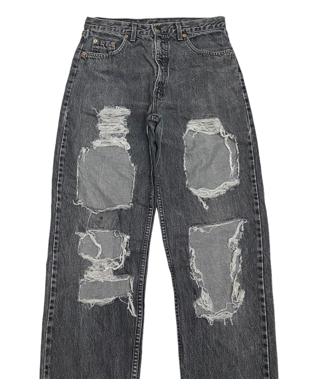 Levi's Vintage Clothing VINTAGE LEVIS ORANGE TAB 616 DISTRESSED DENIM JEANS WIDE FIT Size US 31 - 3 Thumbnail