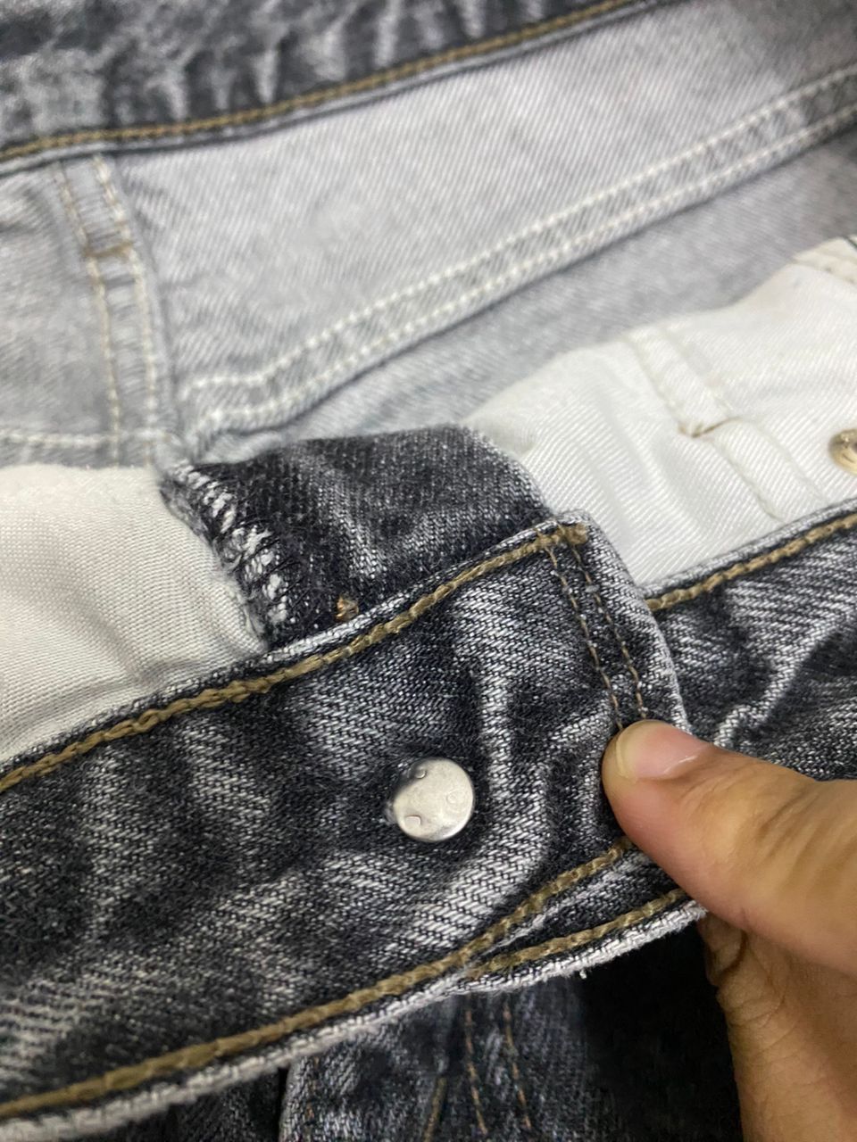 Levi's Vintage Clothing VINTAGE LEVIS ORANGE TAB 616 DISTRESSED DENIM JEANS WIDE FIT Size US 31 - 14 Thumbnail