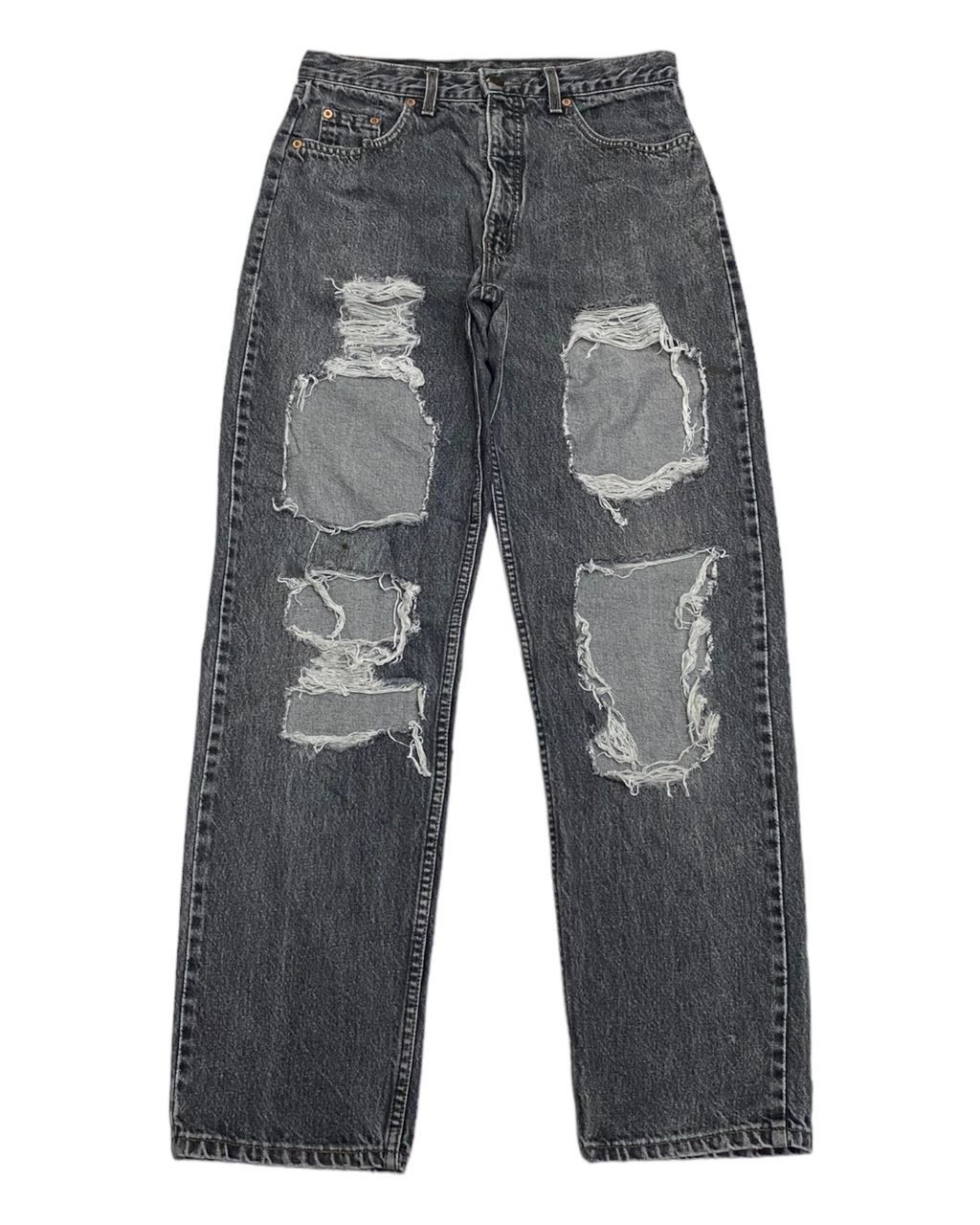 Levi's Vintage Clothing VINTAGE LEVIS ORANGE TAB 616 DISTRESSED DENIM JEANS WIDE FIT Size US 31 - 1 Thumbnail