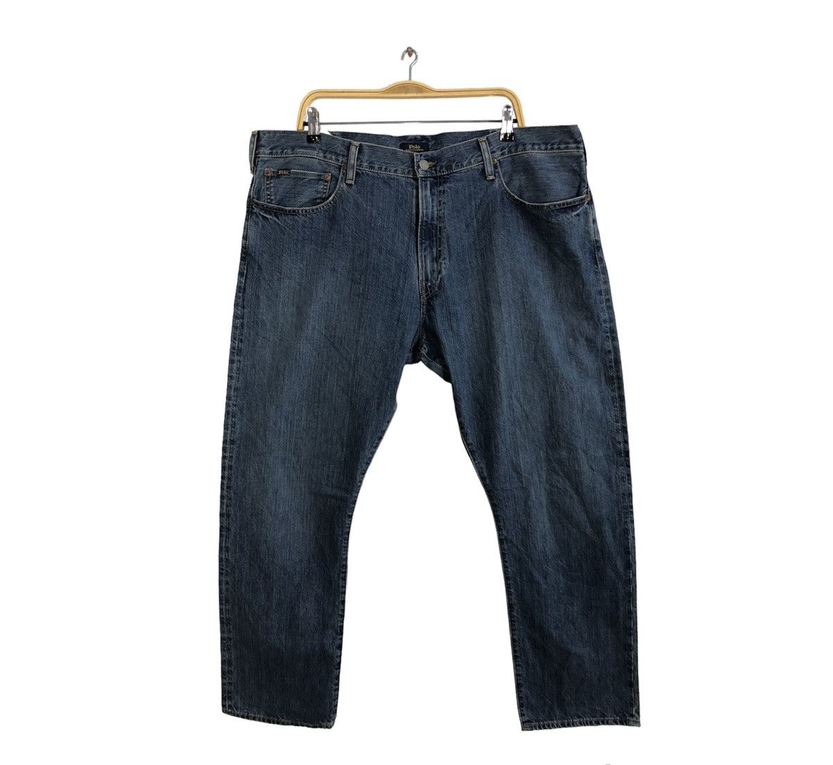 image of 90's Polo Ralph Laurent Rl Good Hampton Relaxed Straight Cut in Indigo, Men's (Size 42)