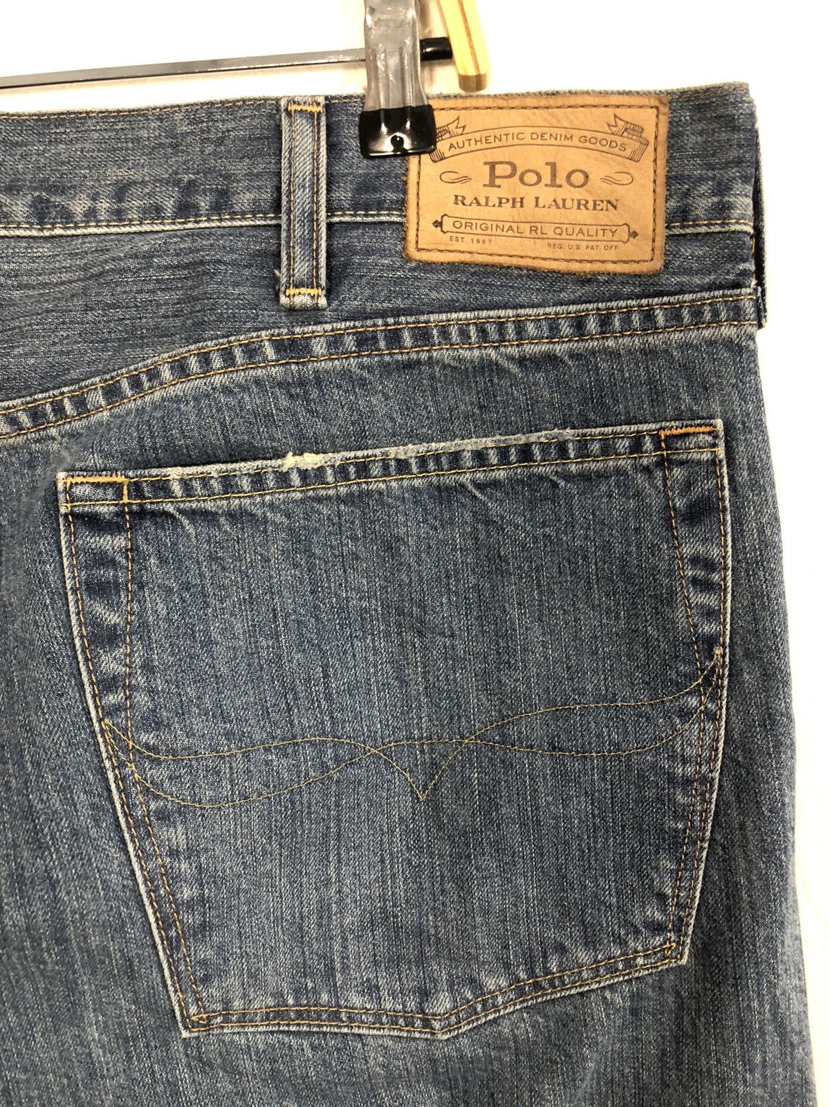 Polo Ralph Lauren × Ralph Lauren 90s Polo Ralph Lauren RL Good Hampton Relaxed Straight Cut Size US 42 / EU 58 - 7 Thumbnail