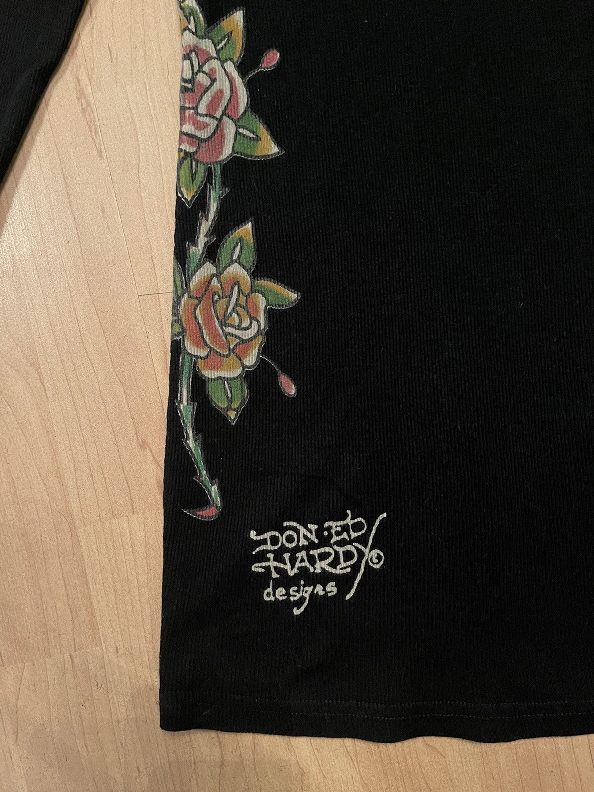 Christian Audigier × Ed Hardy × Vintage Ed Hardy by Christian Audigier vintage Y2K tattoo longsleeve Size L / US 10 / IT 46 - 8 Thumbnail