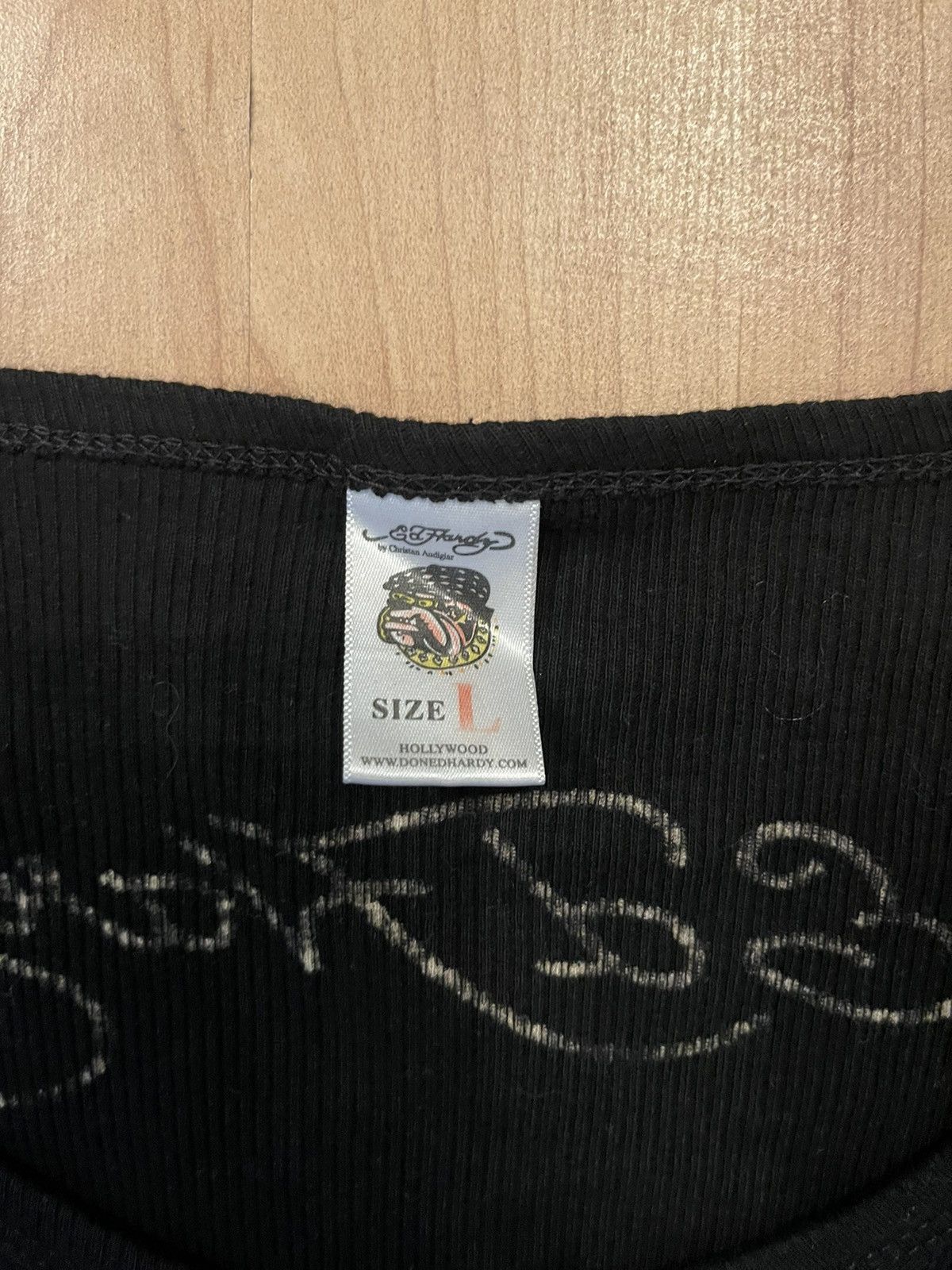 Christian Audigier × Ed Hardy × Vintage Ed Hardy by Christian Audigier vintage Y2K tattoo longsleeve Size L / US 10 / IT 46 - 9 Thumbnail