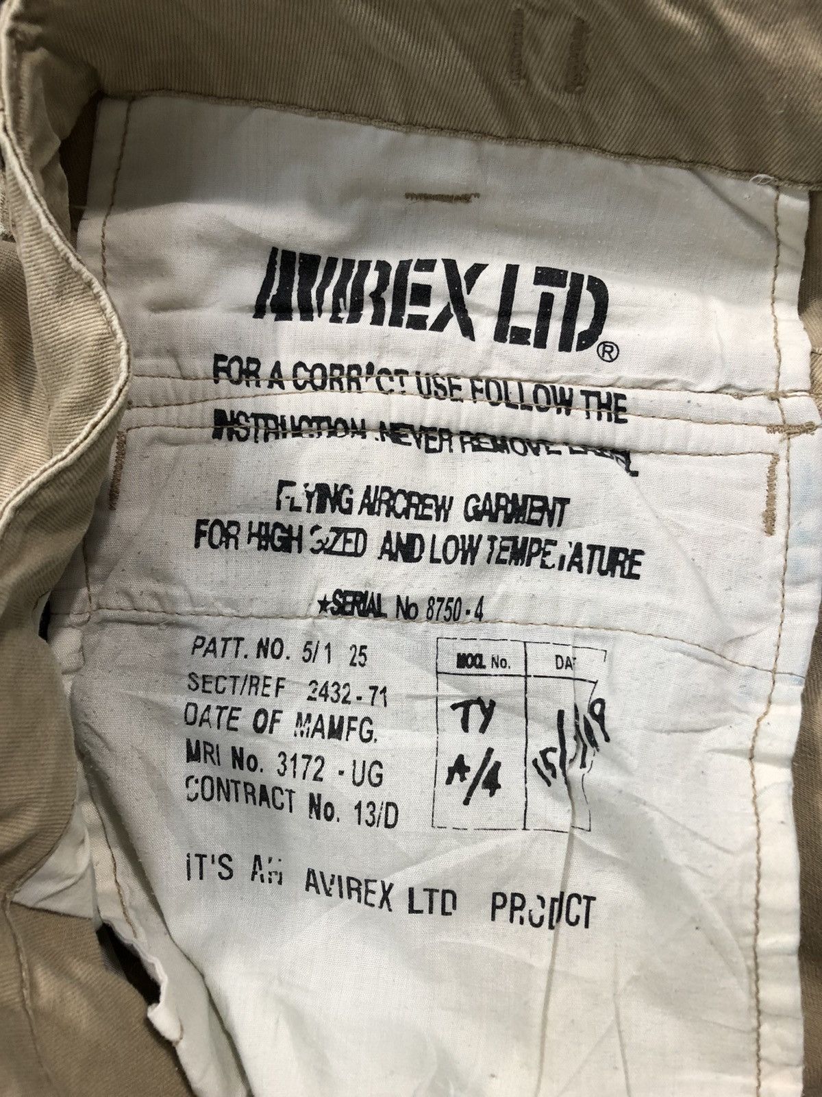 Avirex 90s Avirex LTD Military Cargo Utility Multi Pocket Pant Size US 32 / EU 48 - 9 Thumbnail