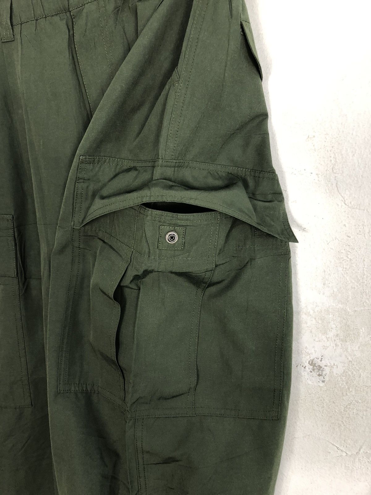 Vintage Hype Freaks Store Baggy Cargo Utility Multi Pocket Pant Size US 30 / EU 46 - 5 Thumbnail