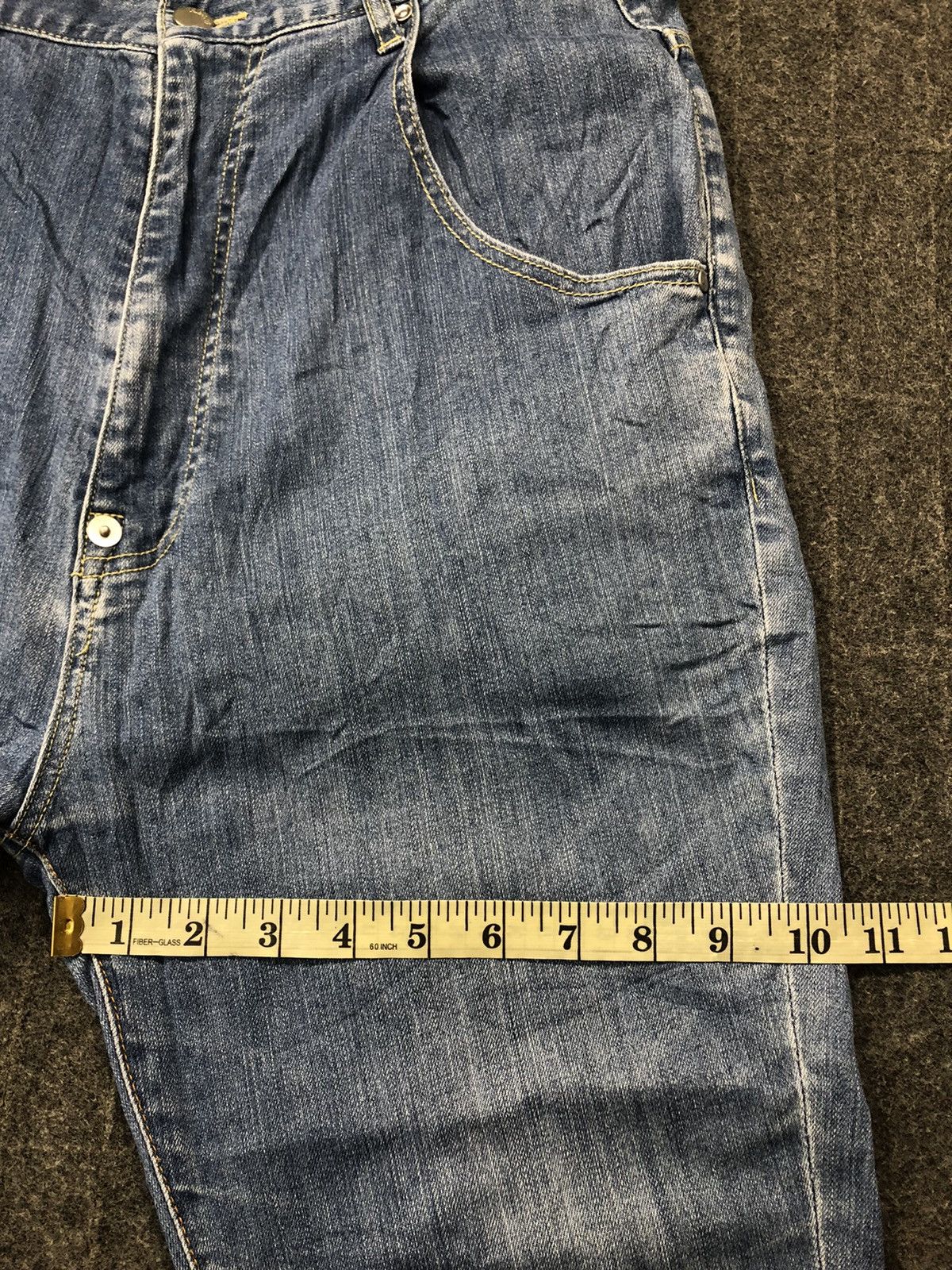 Issey Miyake × Ne-Net 90s Issey Miyake Ne-Net Bear Baggy Indigo Jeans Size 30" / US 8 / IT 44 - 18 Thumbnail