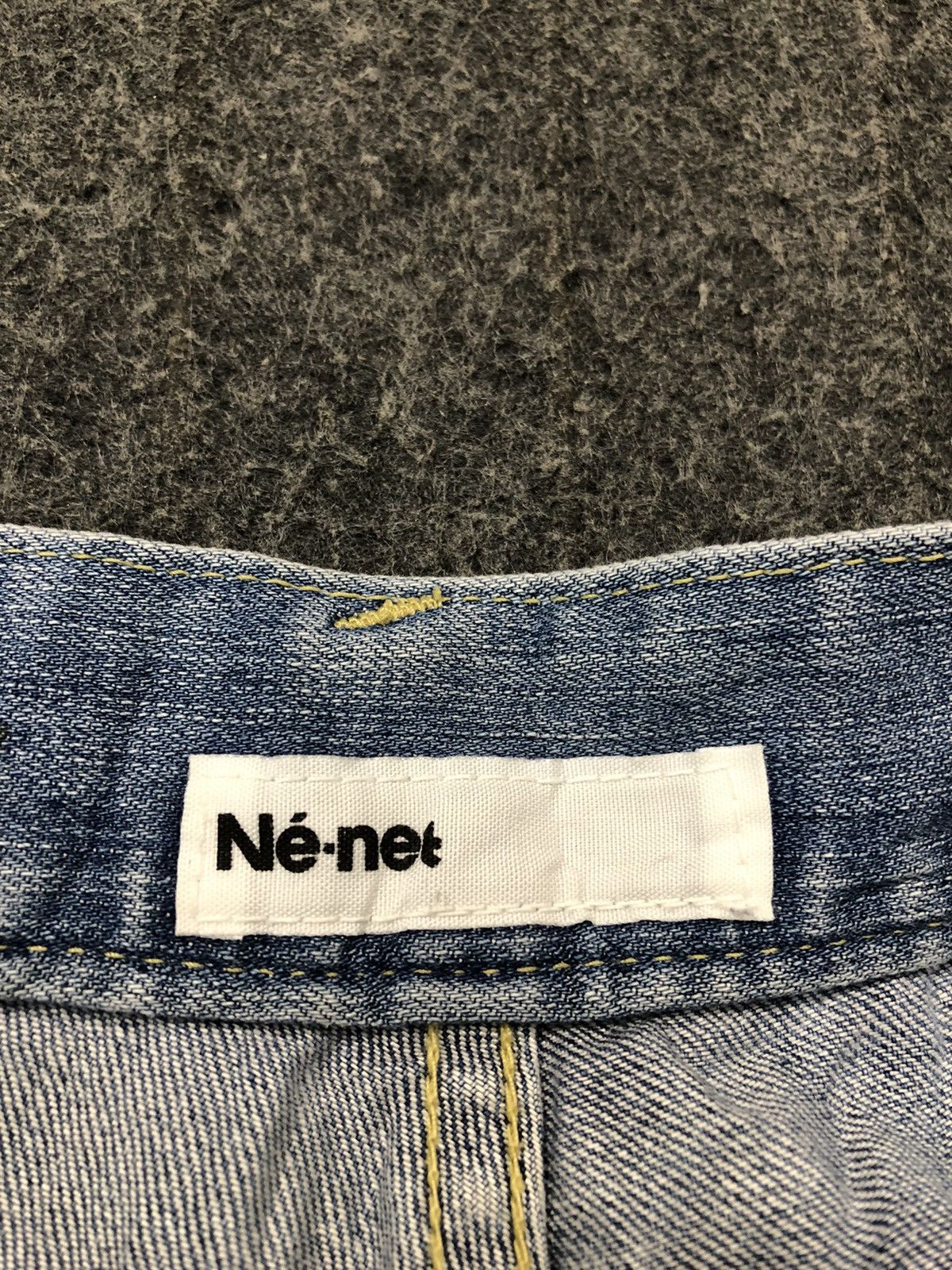 Issey Miyake × Ne-Net 90s Issey Miyake Ne-Net Bear Baggy Indigo Jeans Size 30" / US 8 / IT 44 - 12 Thumbnail