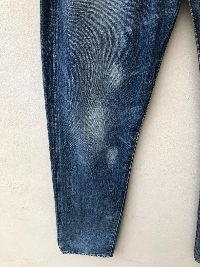 Japanese Brand × Levi's Vintage Clothing × Vintage Vintage Japan LVC 501 E Distressed Selvedge Denim Slim Size US 30 / EU 46 - 5 Thumbnail