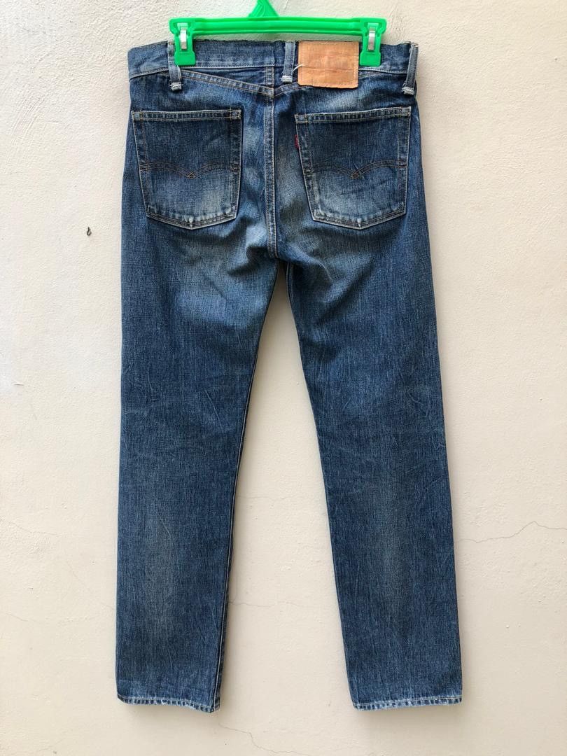 Japanese Brand × Levi's Vintage Clothing × Vintage Vintage Japan LVC 501 E Distressed Selvedge Denim Slim Size US 30 / EU 46 - 10 Thumbnail