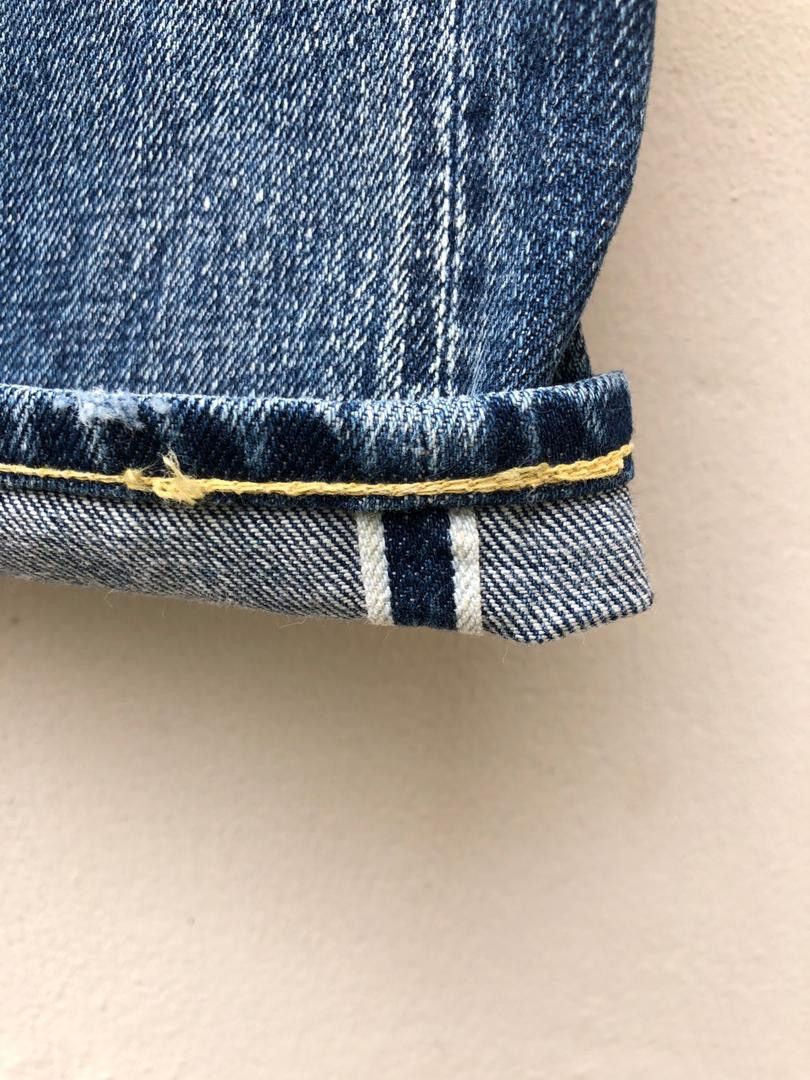 Japanese Brand × Levi's Vintage Clothing × Vintage Vintage Japan LVC 501 E Distressed Selvedge Denim Slim Size US 30 / EU 46 - 9 Thumbnail
