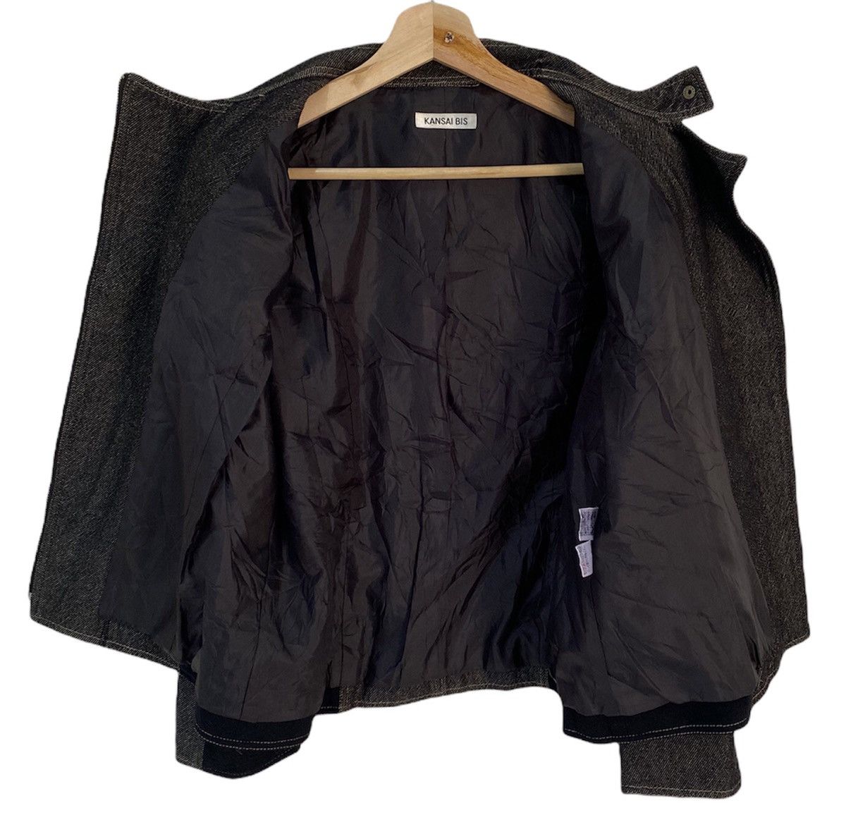 Japanese Brand × Kansai Yamamoto × Vintage VINTAGE KANSAI BIS DENIM BIKER JACKET Size US S / EU 44-46 / 1 - 6 Thumbnail