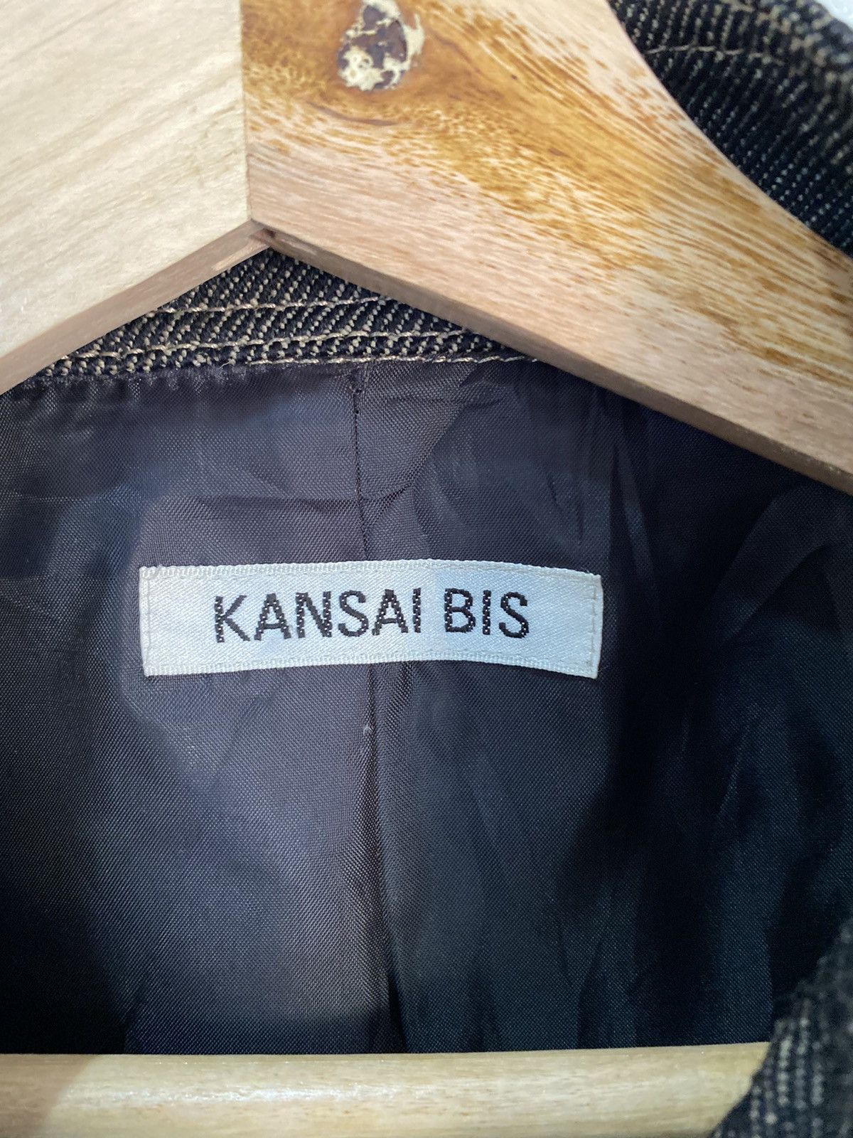 Japanese Brand × Kansai Yamamoto × Vintage VINTAGE KANSAI BIS DENIM BIKER JACKET Size US S / EU 44-46 / 1 - 8 Thumbnail