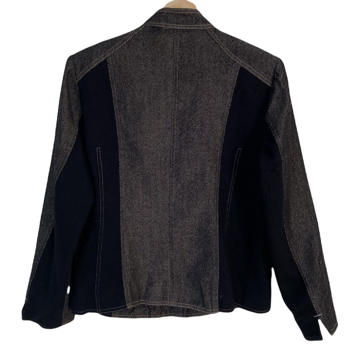 Japanese Brand × Kansai Yamamoto × Vintage VINTAGE KANSAI BIS DENIM BIKER JACKET Size US S / EU 44-46 / 1 - 5 Thumbnail