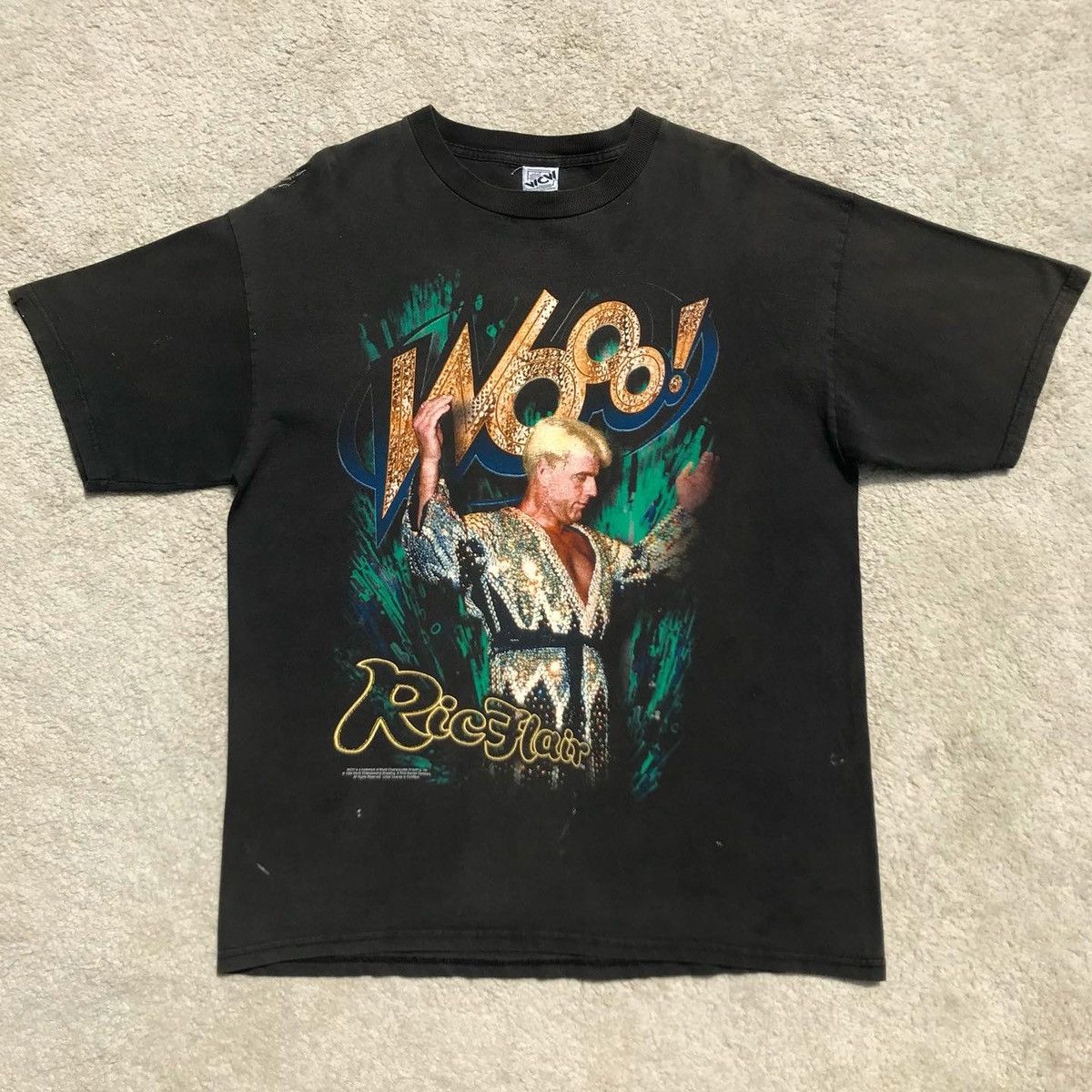 Vintage × WCW/nWo Vintage 1999 Ric Flair 4 Horsemen Tee Size US XL / EU 56 / 4 - 1 Thumbnail