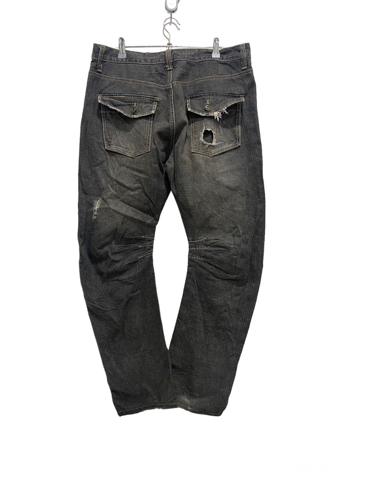 Japanese Brand × PPFM JAPAN BRAND DISTRESS JEANS SEDITIONARIES Size US 36 / EU 52 - 2 Thumbnail
