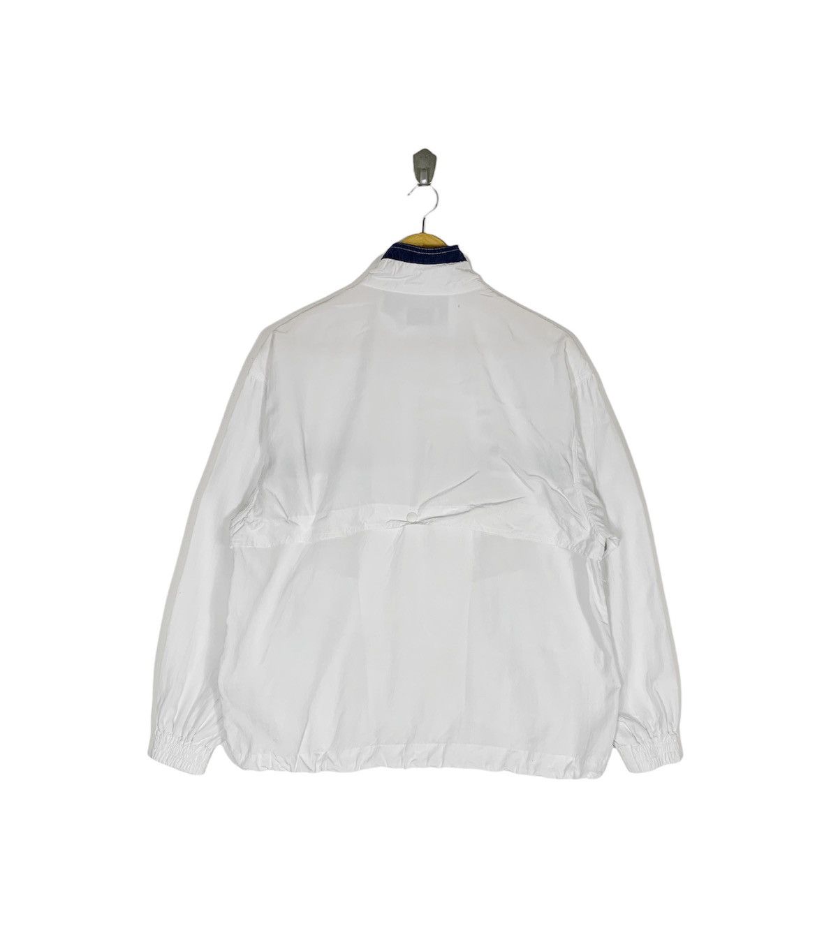 Sergio Tacchini × Vintage Vintage Sergio Tacchini Windbreaker White Jacket Size US L / EU 52-54 / 3 - 4 Thumbnail