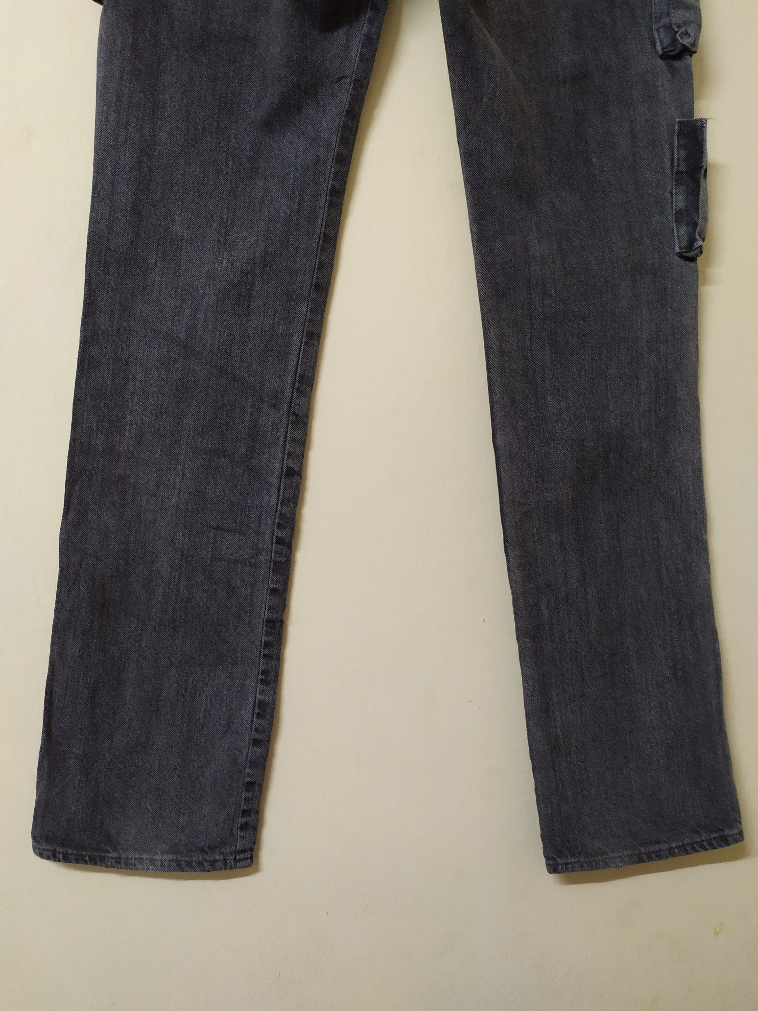 Johnbull JOHN BULL FADED BLACK CARGO PANTS/BUSH PANTS Size US 27 - 9 Thumbnail