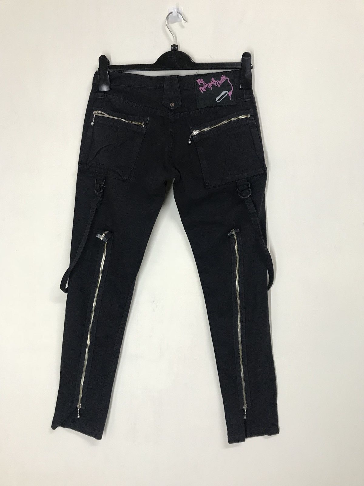 Japanese Brand JAPAN RNA INC BRAND BONDAGE DESIGN PANTS NO NEW YORK DOLLS Size US 29 - 7 Thumbnail