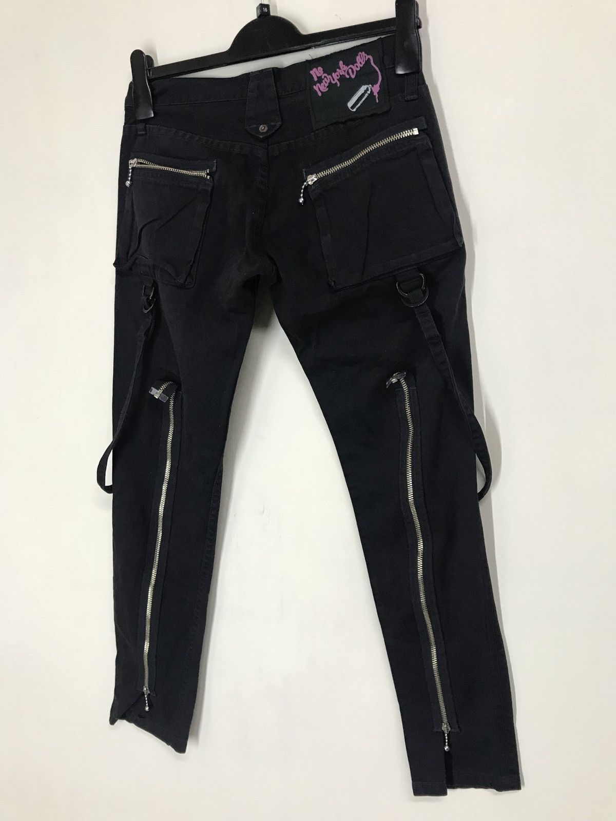 Japanese Brand JAPAN RNA INC BRAND BONDAGE DESIGN PANTS NO NEW YORK DOLLS Size US 29 - 6 Thumbnail