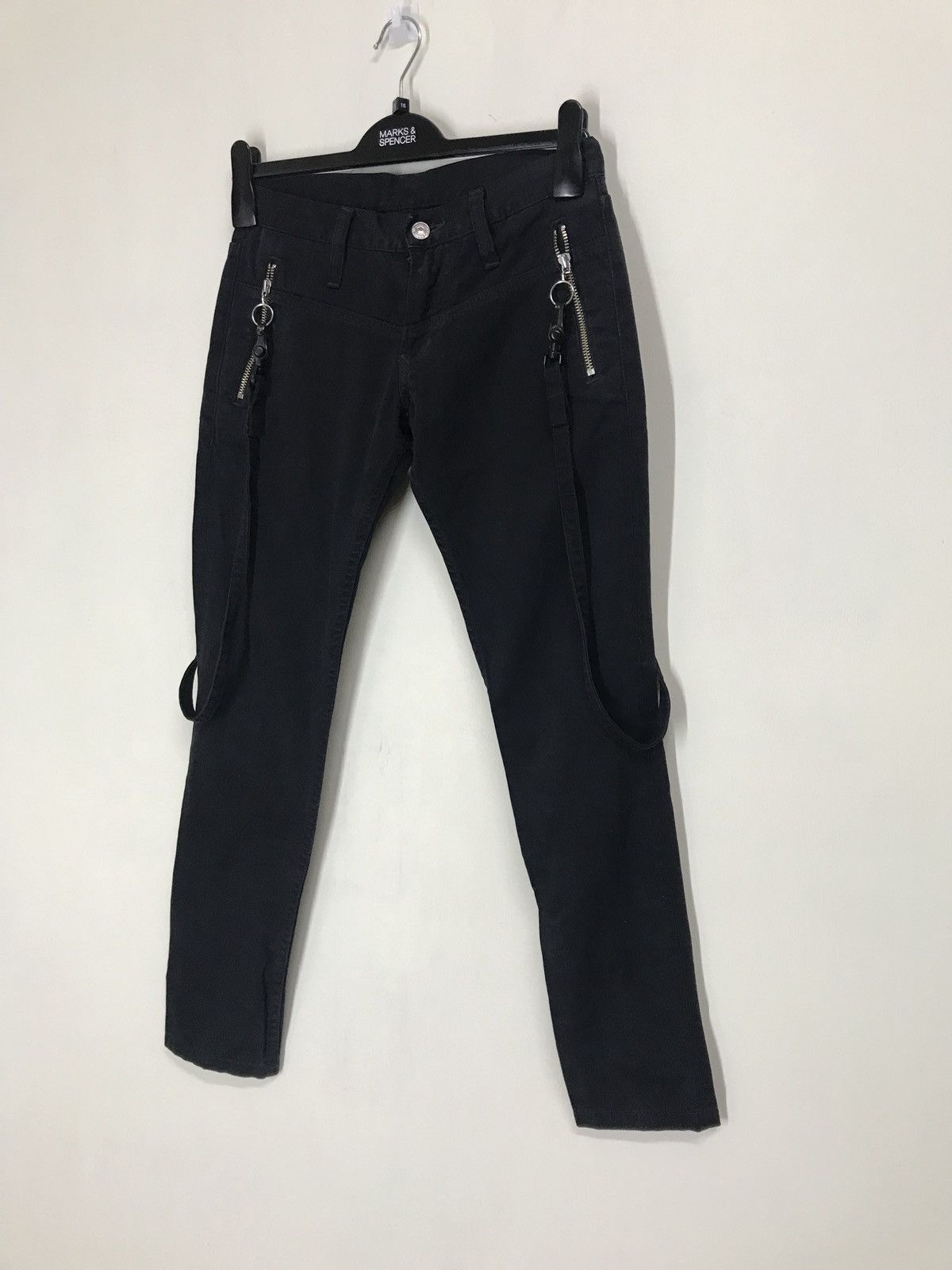 Japanese Brand JAPAN RNA INC BRAND BONDAGE DESIGN PANTS NO NEW YORK DOLLS Size US 29 - 2 Thumbnail