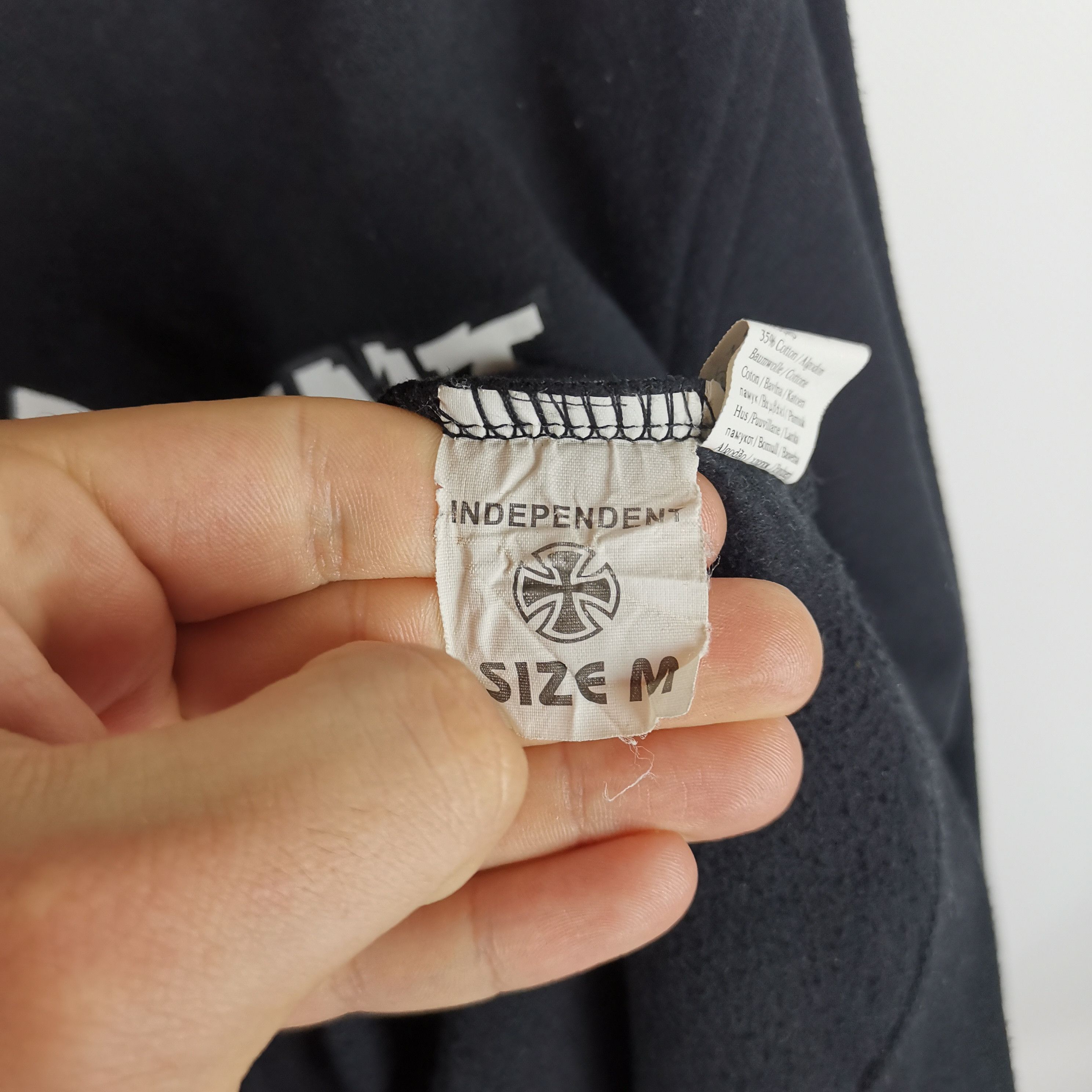 Independent Trading Co. Independent vintage big logo black hype hoodie Size US M / EU 48-50 / 2 - 3 Thumbnail